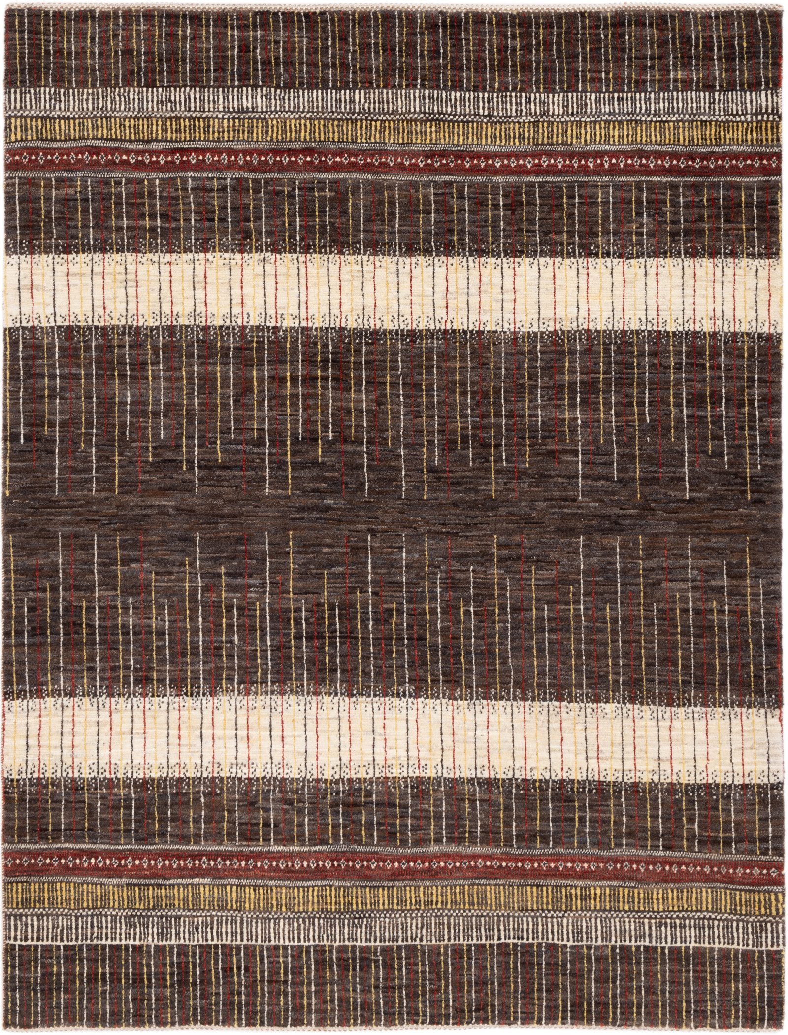 CABBEL Wollteppich Handgeknüpfter Perser Lori Wollteppich Beige Allover 152x200 cm, Rechteckig, Höhe: 20 mm, Handgeknüpftes Unikat aus 100% Wolle – langlebig und natürlich