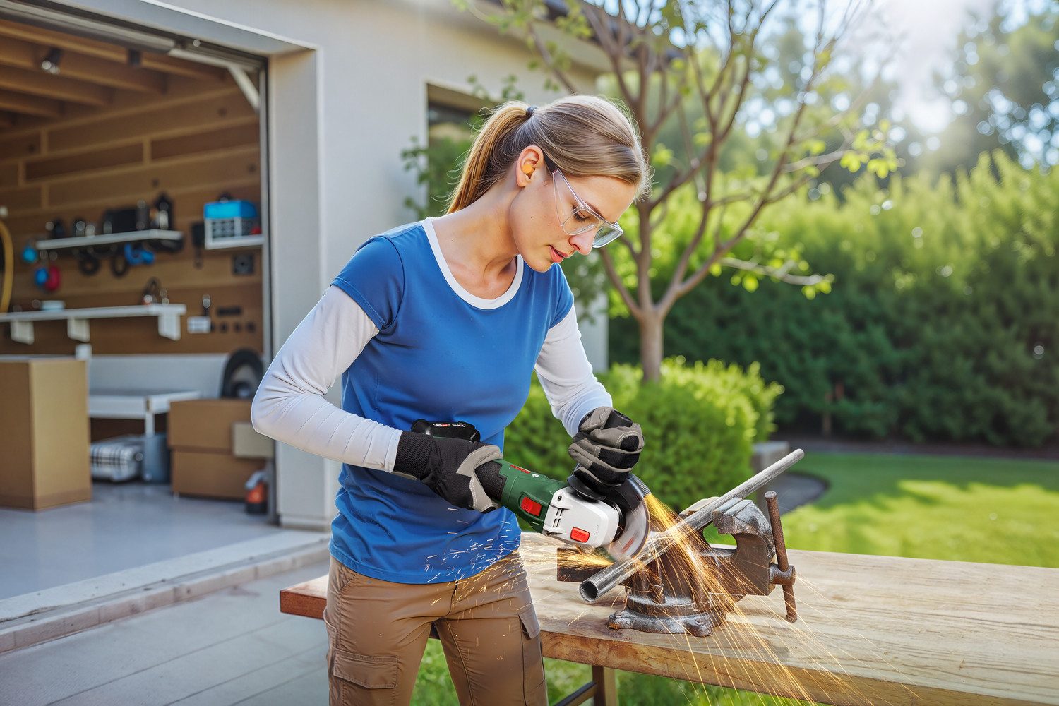 Bosch Home & Garden Akku-Winkelschleifer PWS 18V-70 (115mm) solo, ohne Akku und Ladegerät