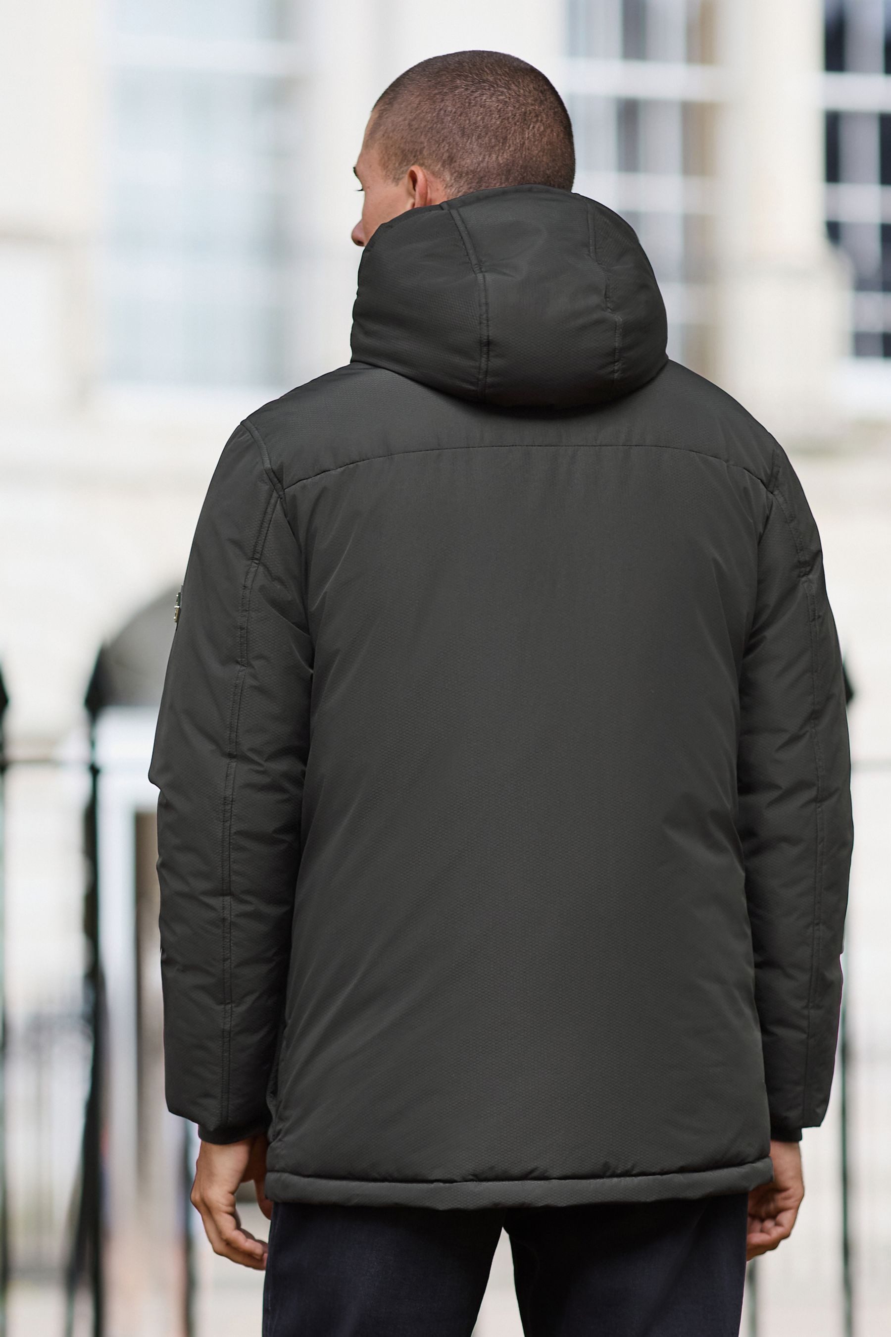 Next Winterjacke Strukturierte Jacquard-Parkajacke (1-St) günstig online kaufen