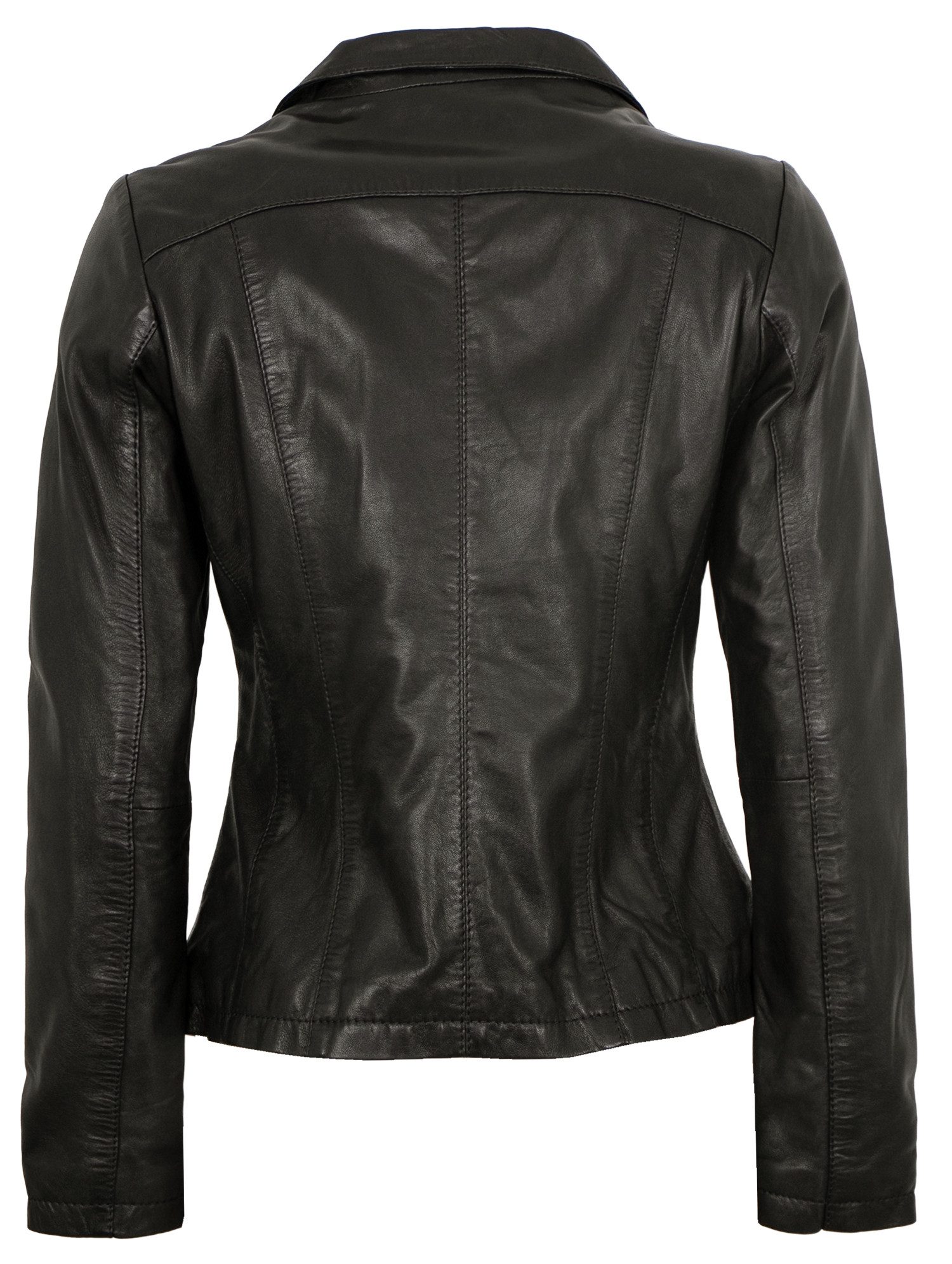 7eleven Lederjacke Chiara/L 7eleven - Damen Lederjacke Lammnappa schwarz