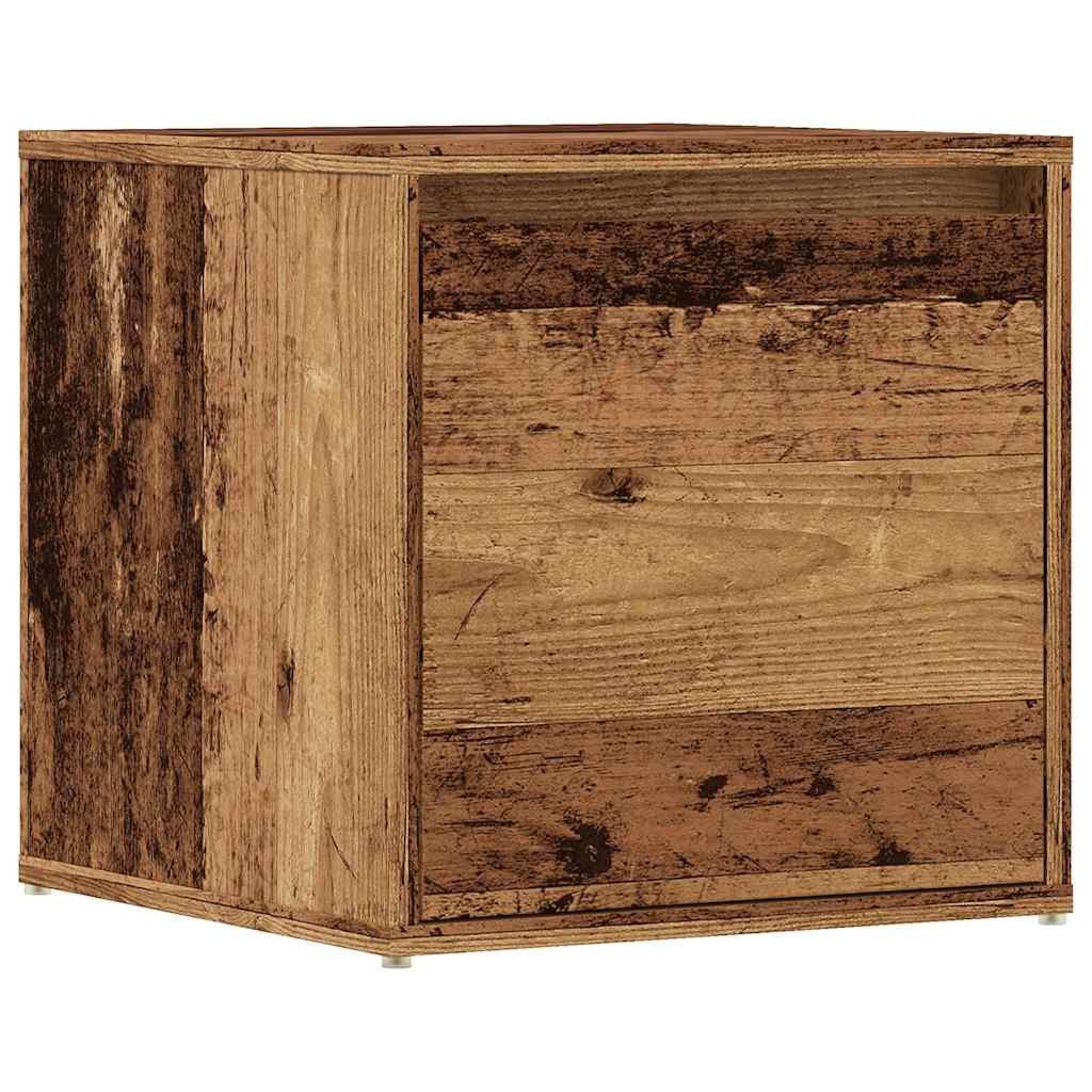 vidaXL Kommode Schubladenbox Altholz 40,5x40x40 cm Holzwerkstoff (1 St)