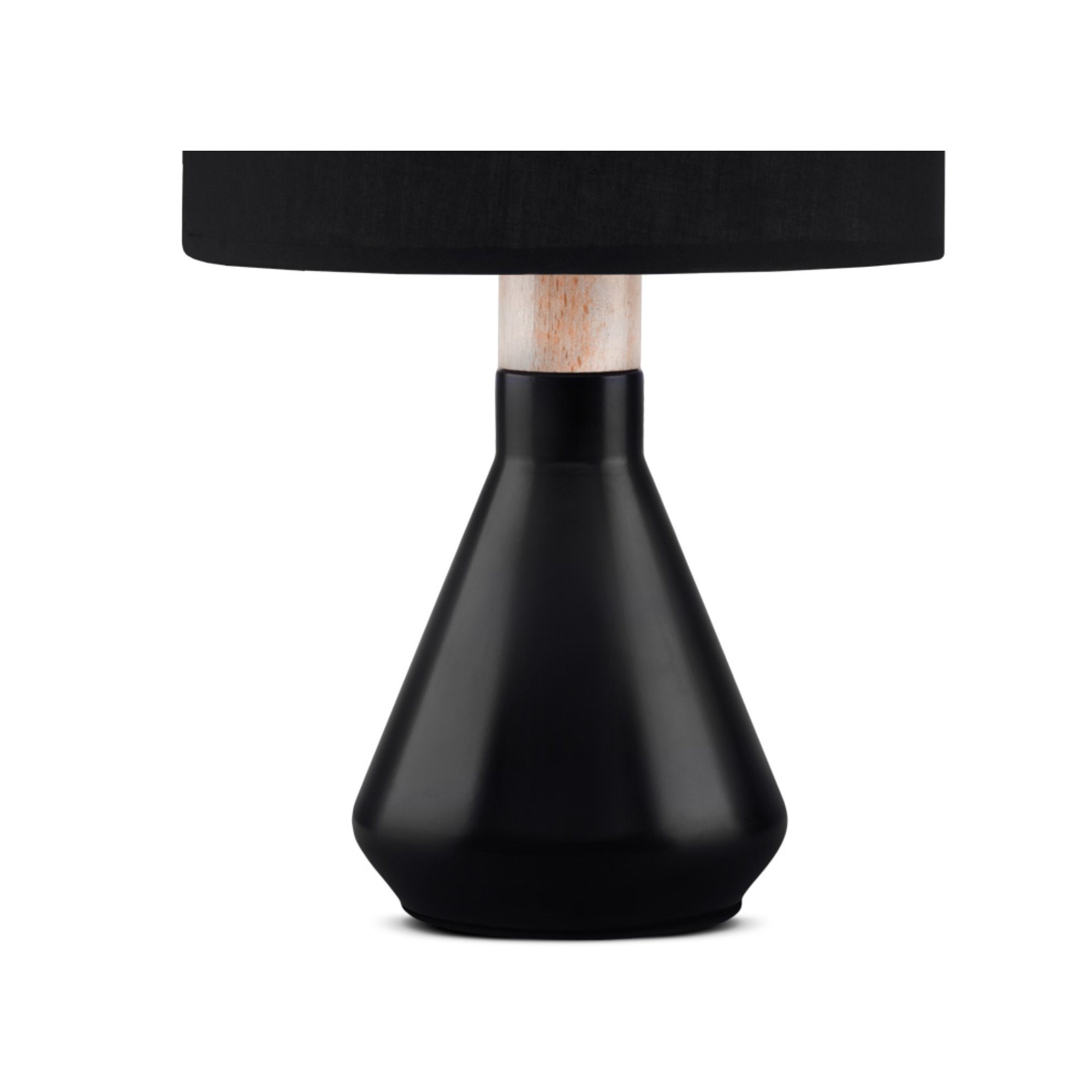 Schreibtischlampe, 1,5m, CORTODI Konsimo wechselbar, Tischleuchte schwarz Leuchmittel E14 Nachttischlampe Tischlampe