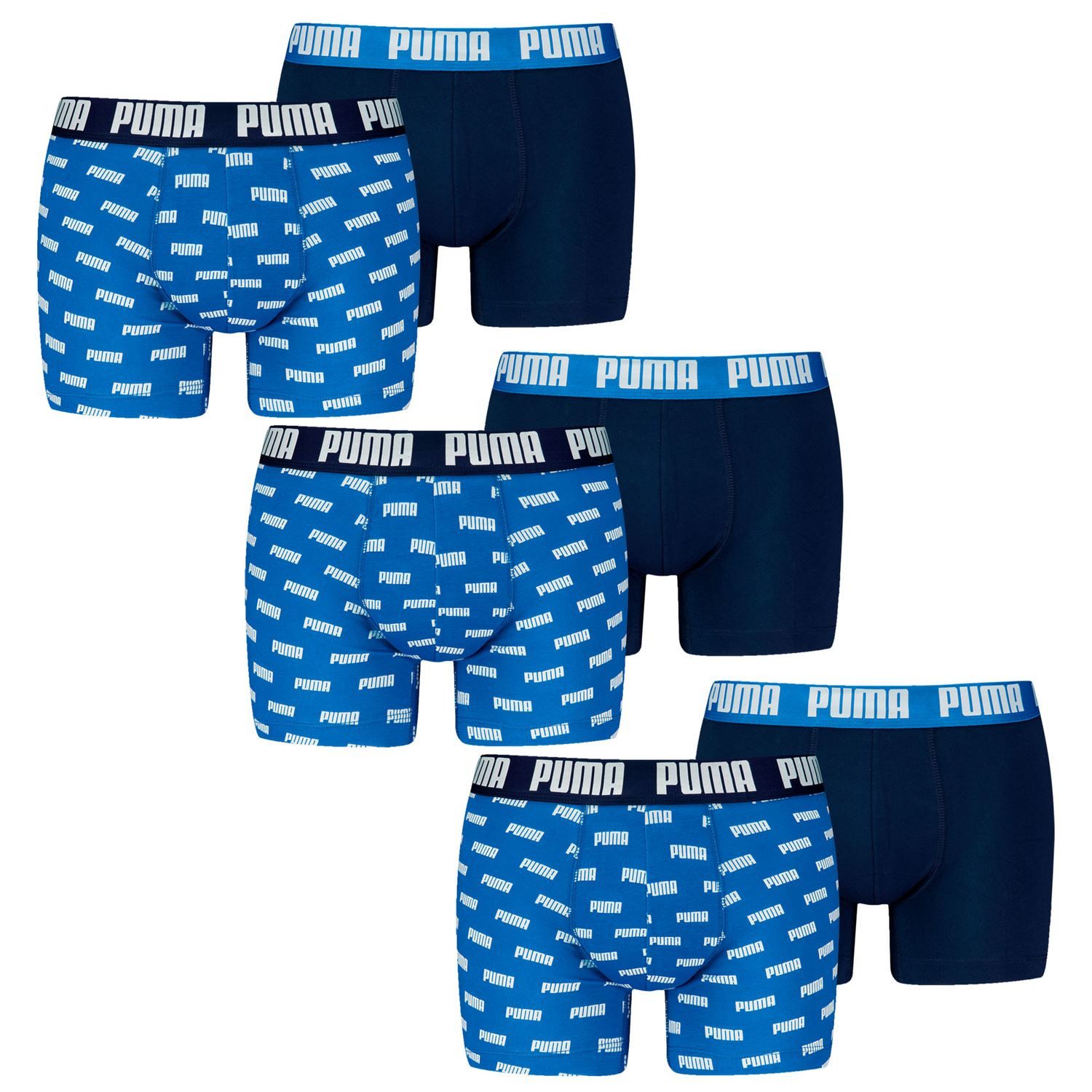 PUMA BODYWEAR Боксерские мужские трусы, боксерки Erveryday (6-St., Set) Logo-Print, Webgummibund