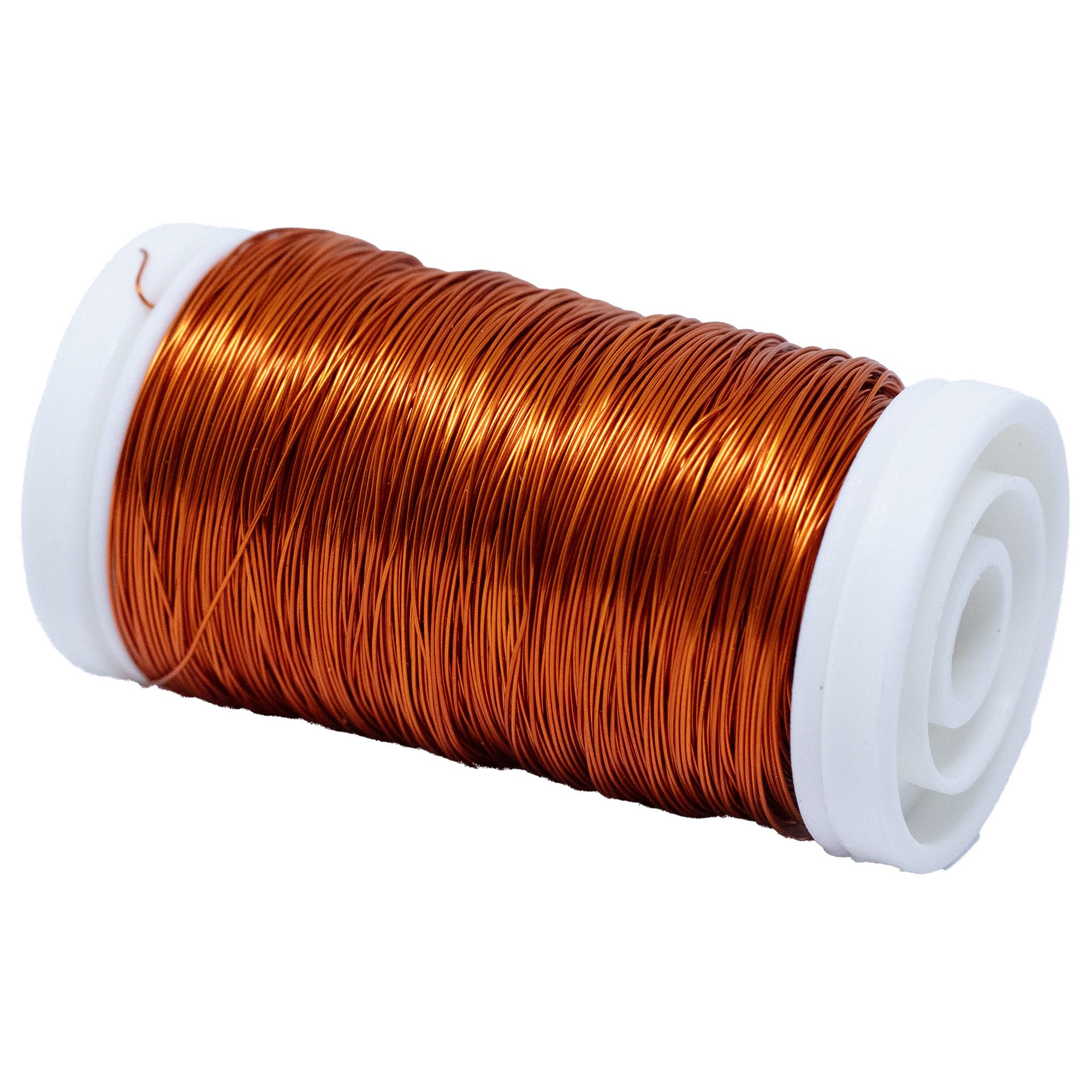 Draht Dekolackdraht - orange - 0,30 mm x 160 m - 100 g