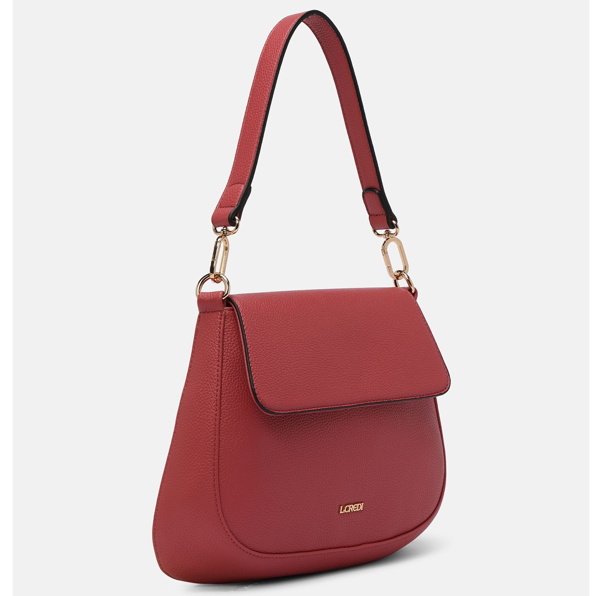 L. CREDI Schultertasche Liara, Kunstleder