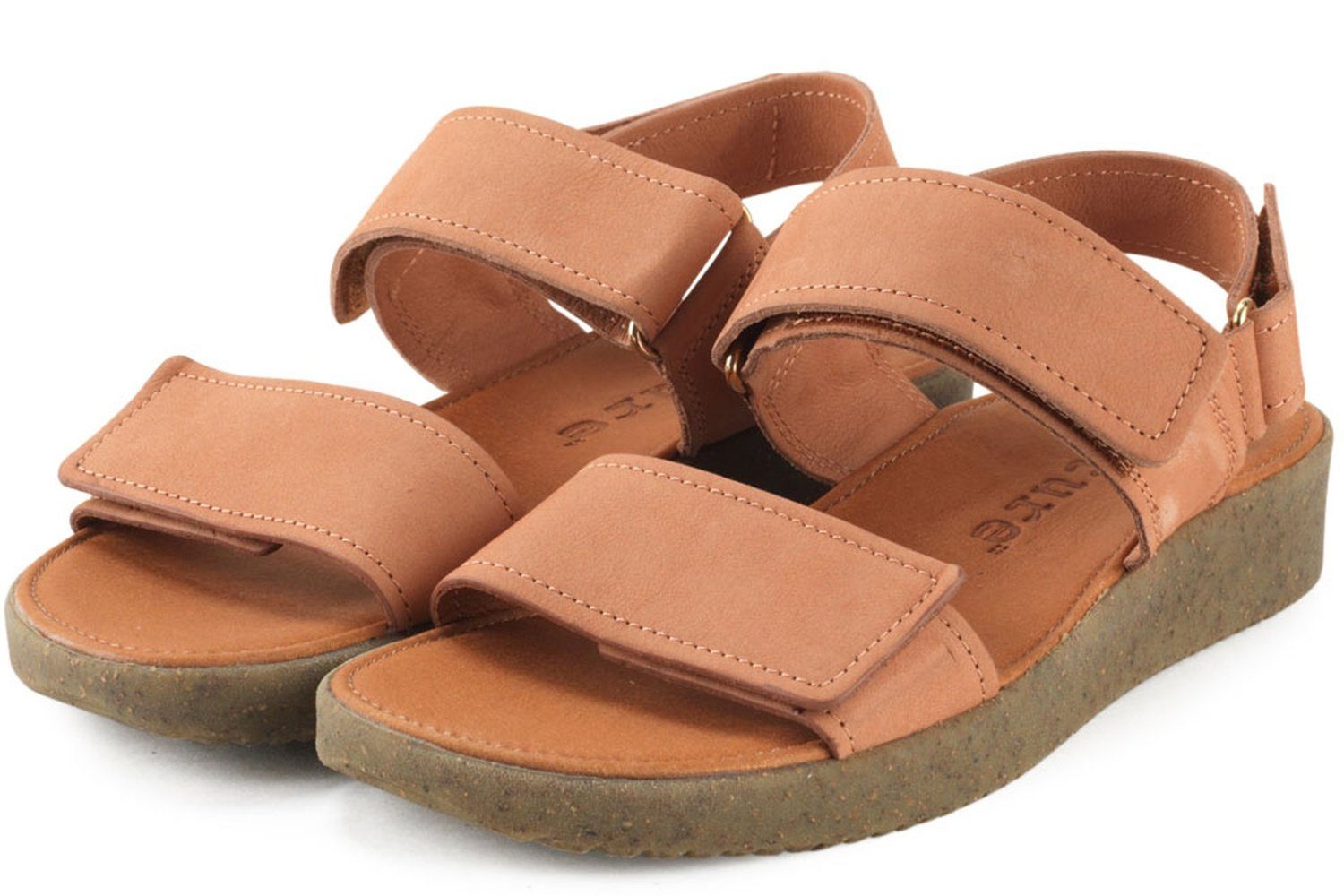 Leder Sandale Schnalle: Korkresten Nature Obermaterial: Footwear Sohle: Metall / / blush Leder / Karen mit Innensohle: Naturkautschuk