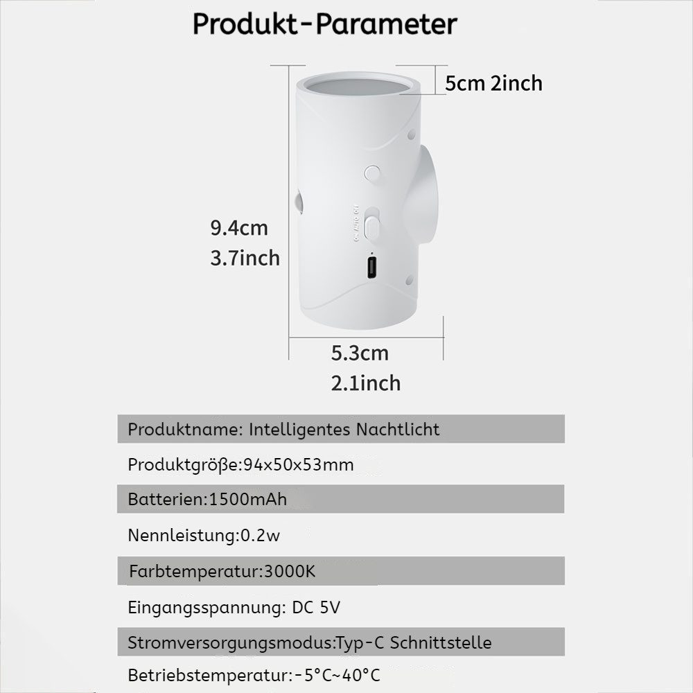 PRIISF LED Steckdosenleuchte Nachtlicht Kabellose mit günstig online kaufen