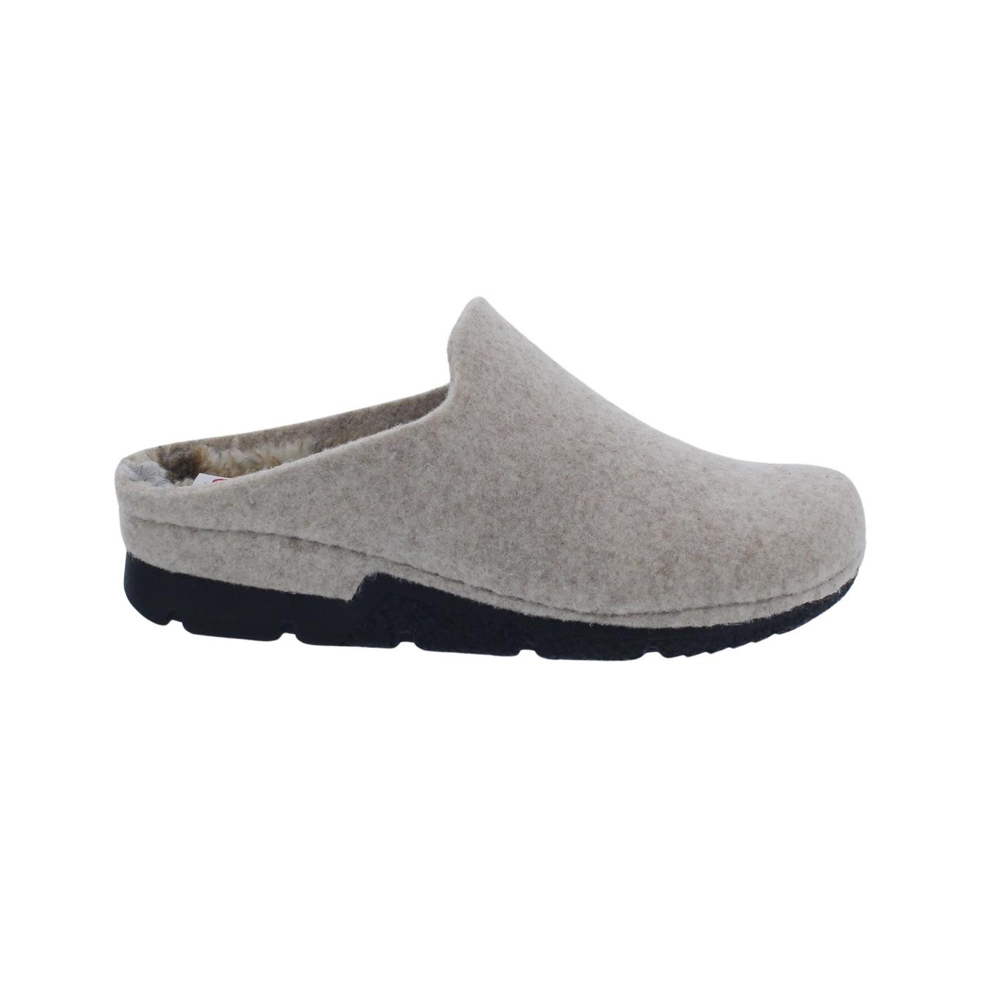 Berkemann Carmelia Hausschuhe, Filz, camel-beige, wärmendes Schurwollf Pantoffel