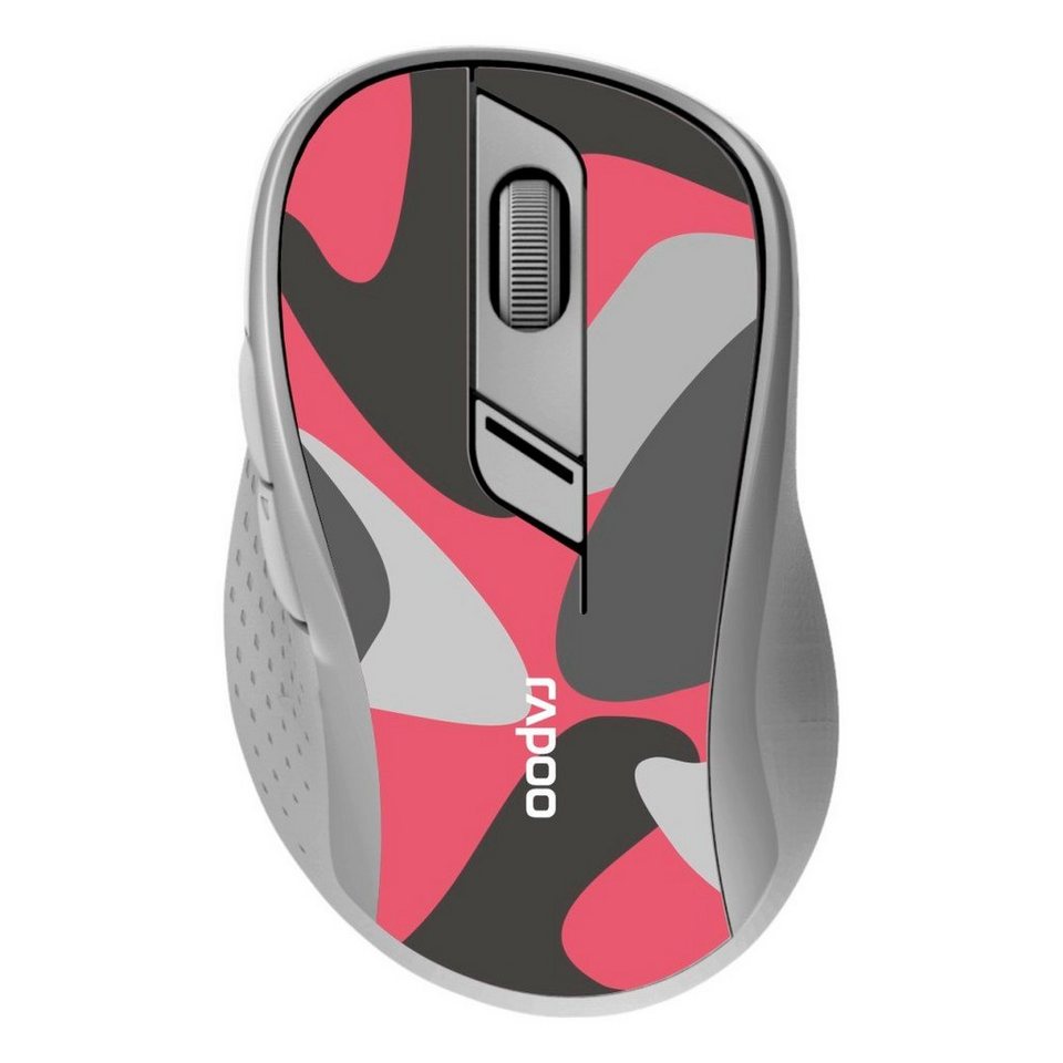 Rapoo M500 Silent kabellose Maus, Bluetooth, 2.4 GHz, 1600 DPI Maus ( Bluetooth), Blitzschnelles Umschalten zwischen mehreren Geräten