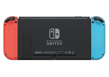 Nintendo Switch OLED-Modell, Neon-Rot/Neon-Blau, Spielkonsole Videospielkonsole, Gaming Konsolen Spielkonsole mit Spiele Spielkonsolen für Unterwegs