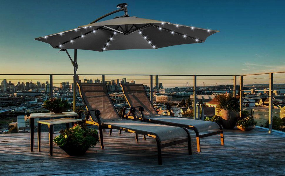 Mondeer Sonnenschirm Ø 300 cm, LxB: günstig online kaufen
