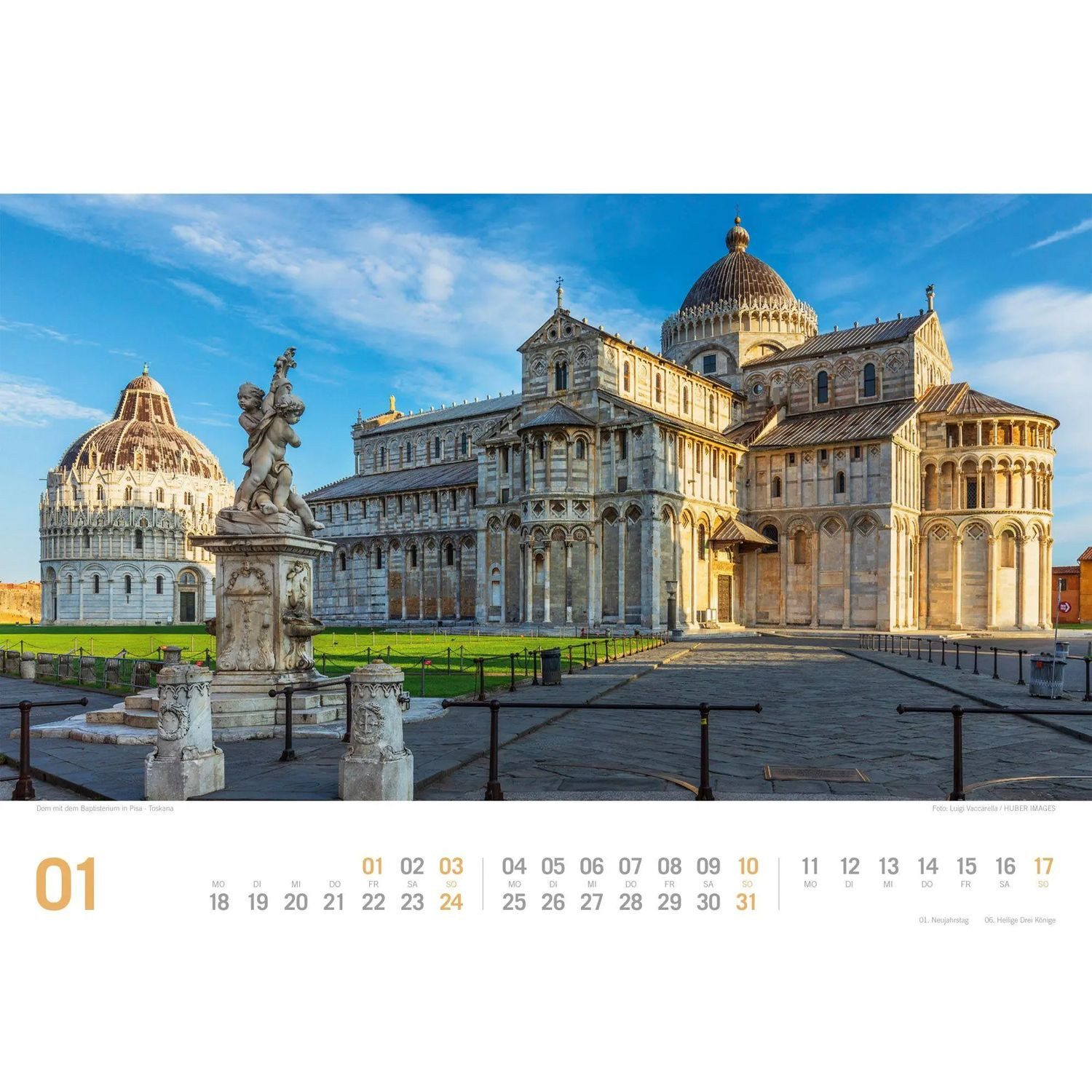 Ackermann Wandkalender Italien ReiseLust Kalender 2027, von Venedig bis Sizilien