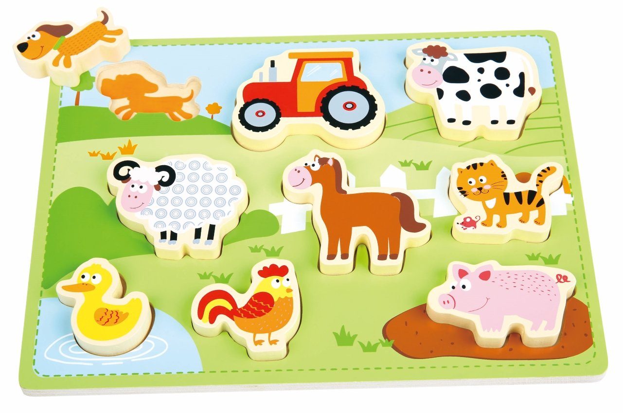 Steckpuzzle 20081 Holz - Steckpuzzle "Farm"
