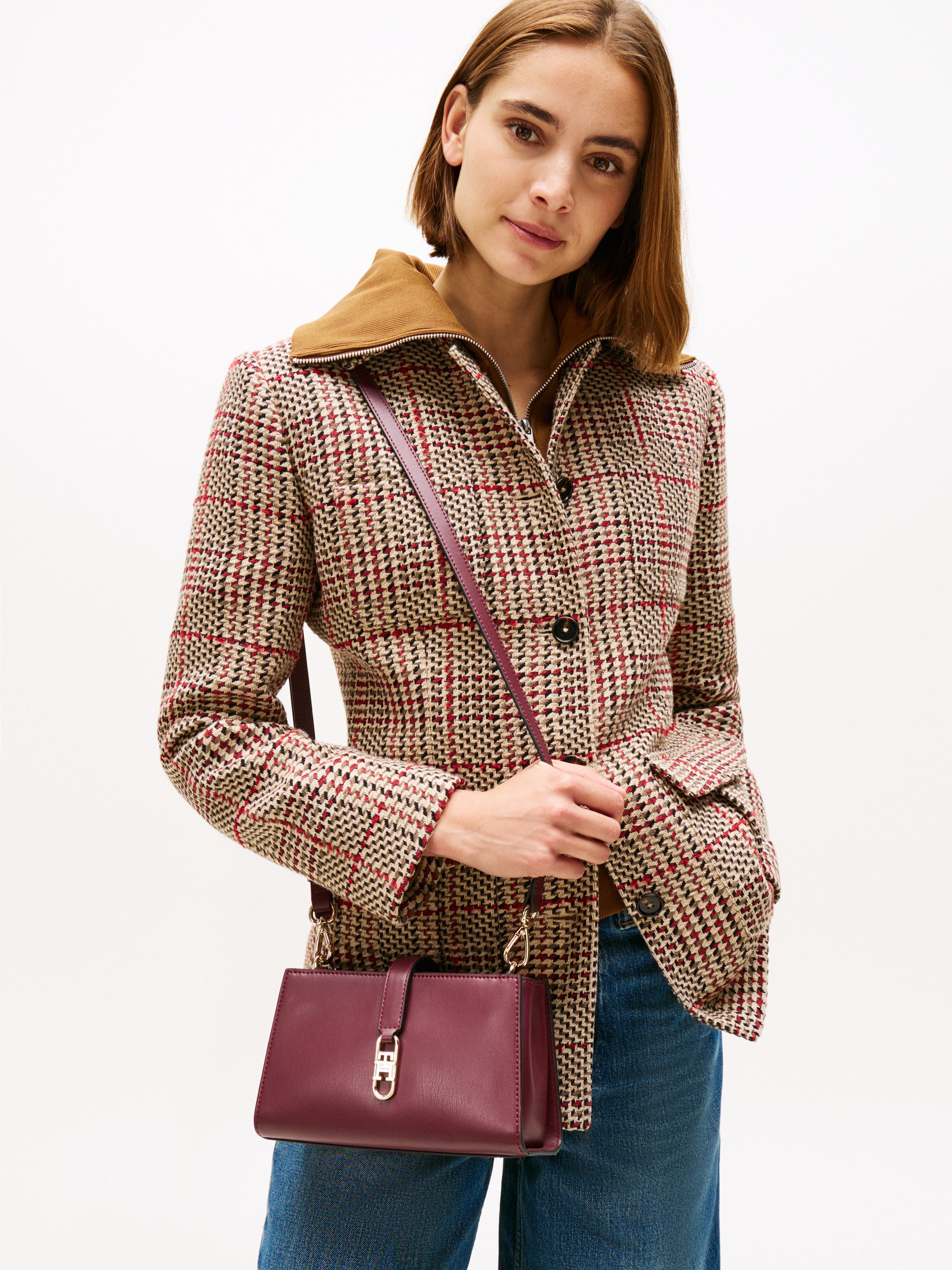 Tommy Hilfiger Umhängetasche TH LIBRE MINI CROSSOVER, Damen Schultertasche, günstig online kaufen