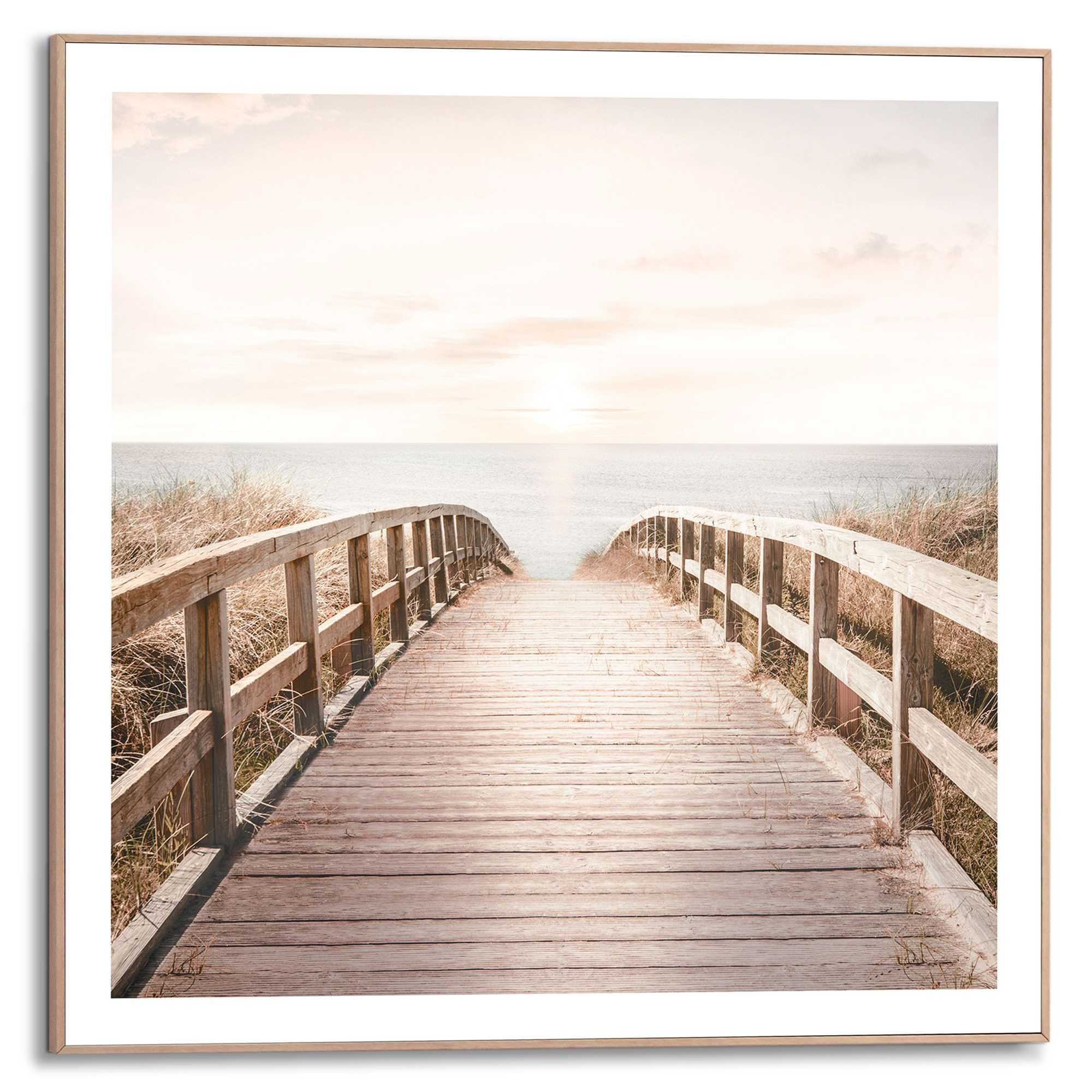 zum Reinders! Strand Wandbild Brücke