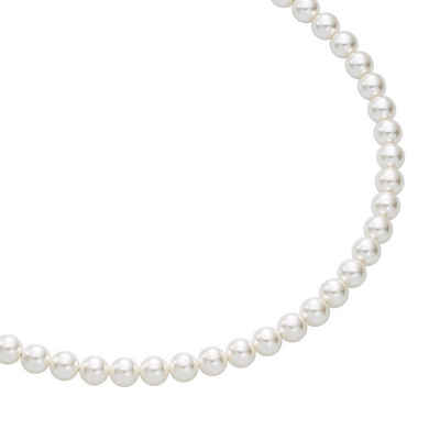Heideman Collier Perlenkette No. 8 silberfarben glanzmatt (inkl. Geschenkverpackung), Collier mit Perlen weiß oder farbig