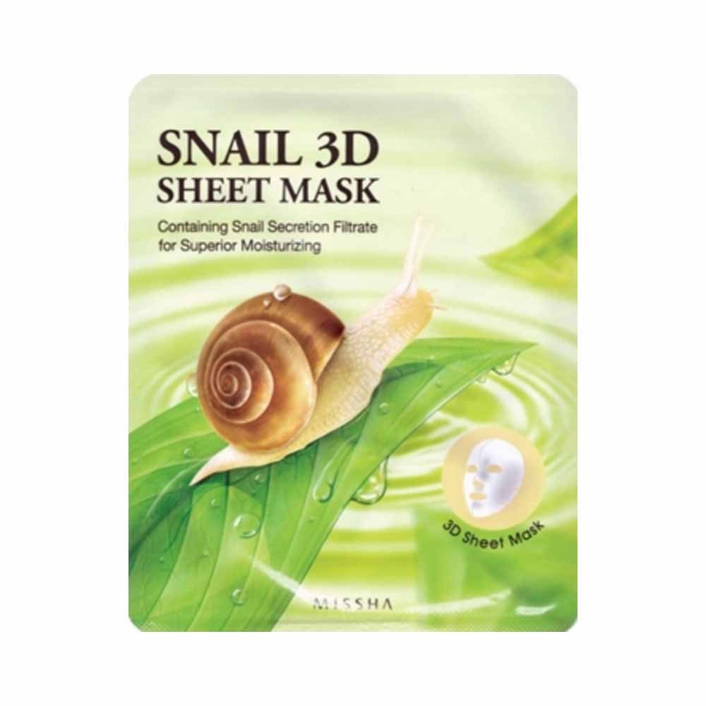 Missha Gesichtsmaske MISSHA, Snail 3D Sheet Mask