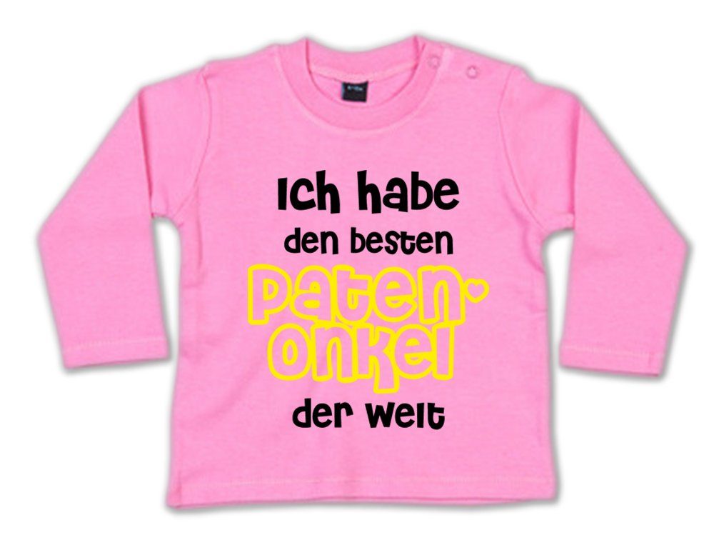Ggraphics Longsleeve Ich habe den besten Patenonkel der Welt Baby