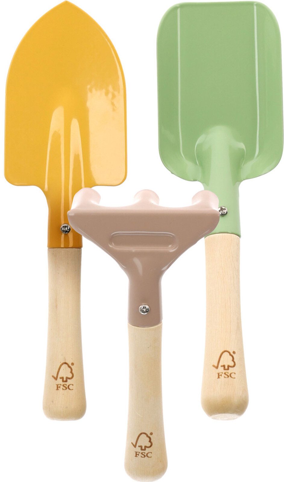 Koopman Kinder-Gartenset Kinder Gartenwerkzeug Harke Schaufel Gartenset, (3 günstig online kaufen