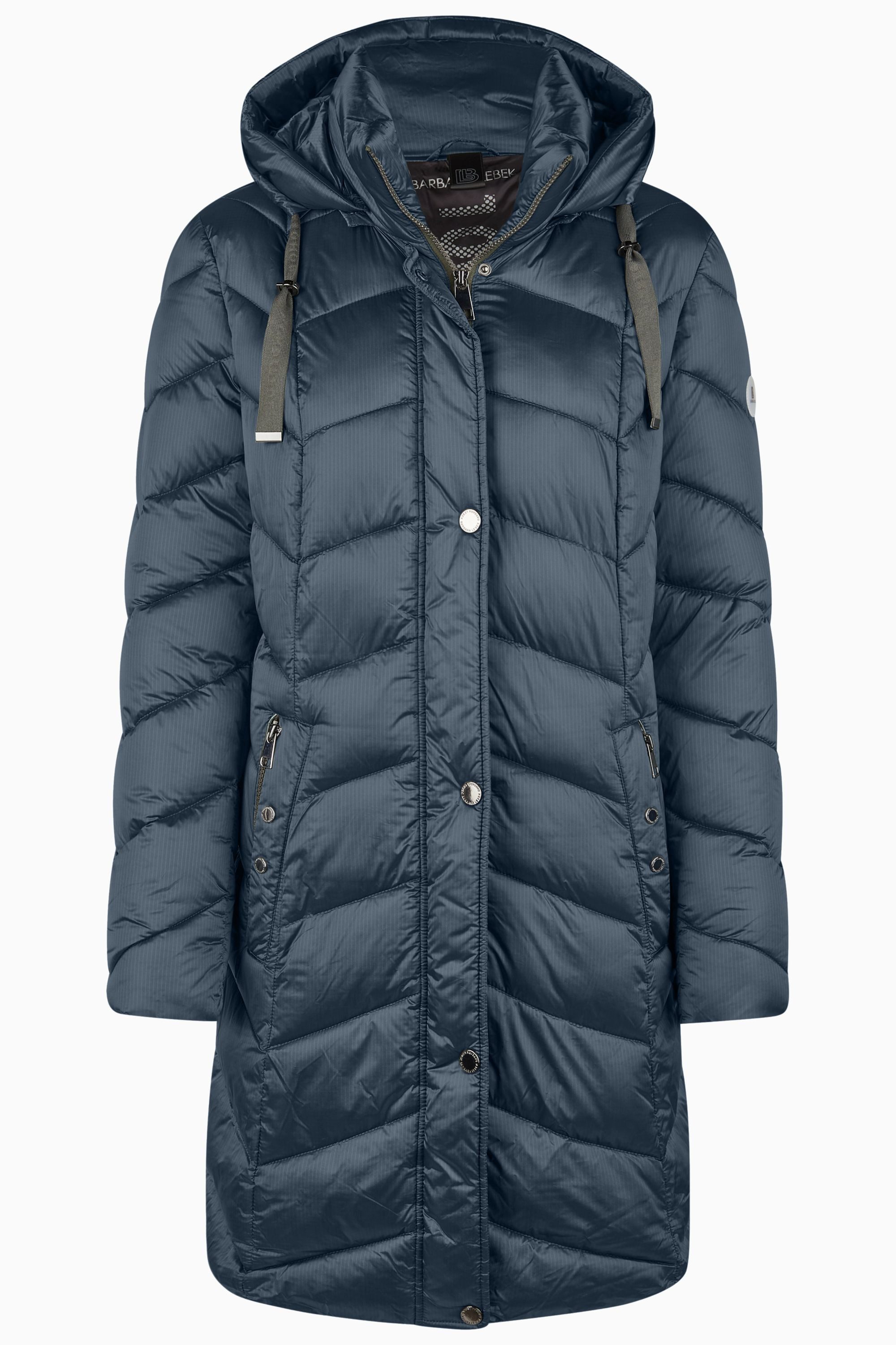Barbara Lebek Steppmantel Wintermantel oder Damenmantel mit abnehmbarer Kap günstig online kaufen