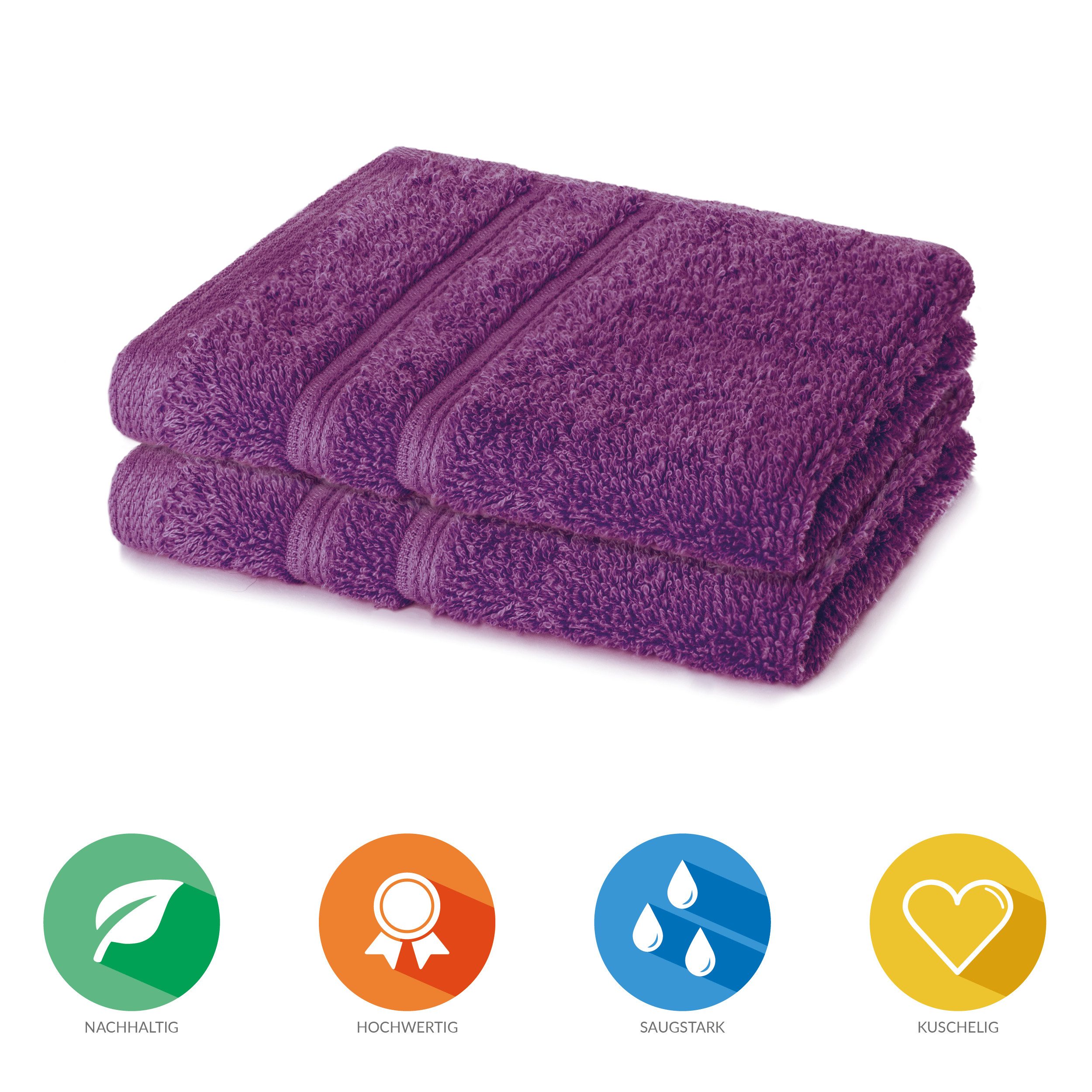 Lavea Seiftuch Bali Seiftücher, Waschlappen Frottee 30x30 cm, Weiches Bio-B günstig online kaufen