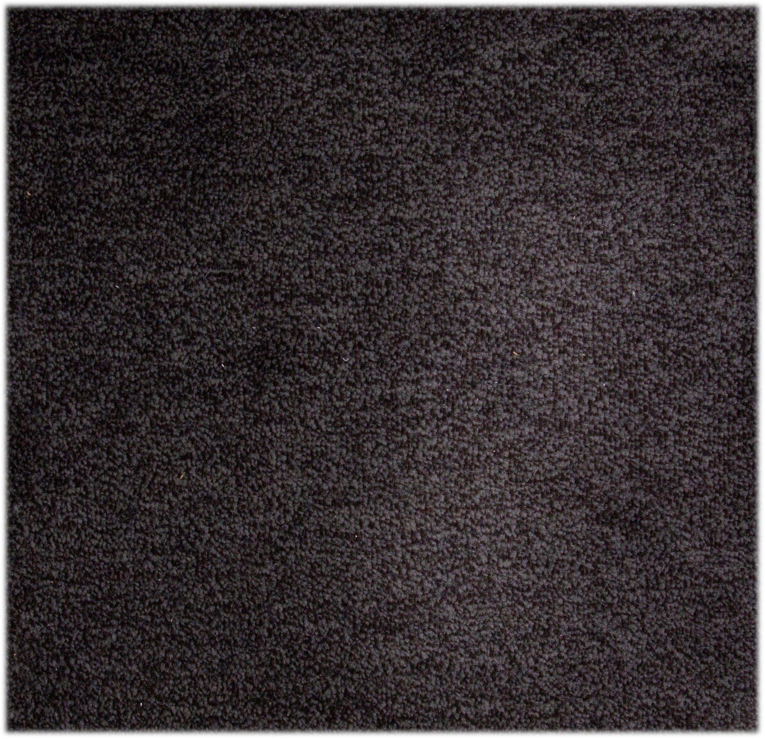 Teppichboden Coupon Velours Catania, Andiamo, rechteckig, Höhe: 7,5 mm, meliert, Breite 400 cm oder 500 cm, strapazierfähig & pflegeleicht anthrazit