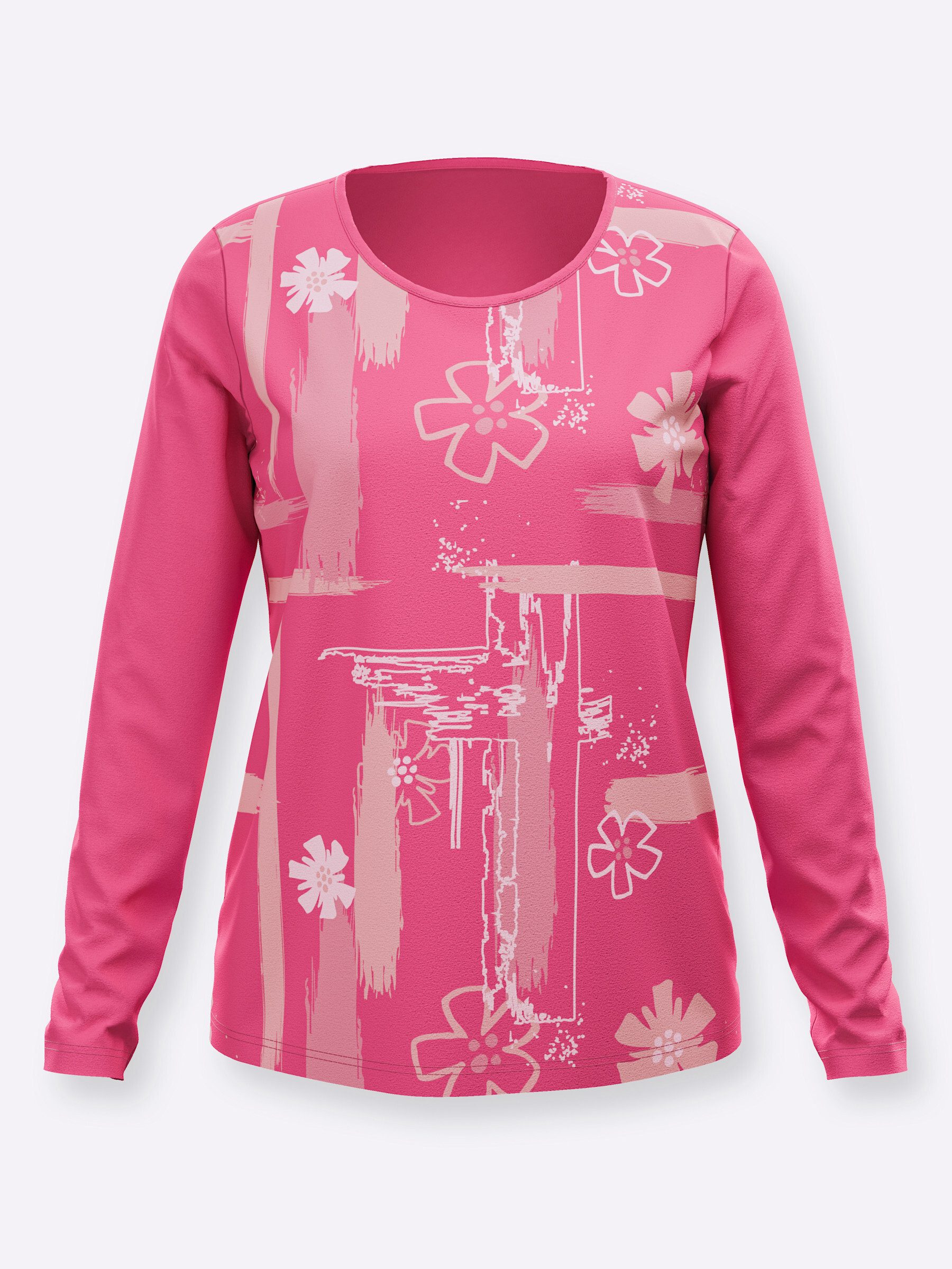 Sieh an! T-Shirt Rundhals-Shirt Langarm – Bild 3 von 5