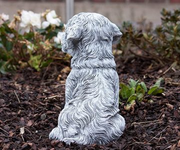 Stone and Style Gartenfigur Steinfigur Malteser Hund