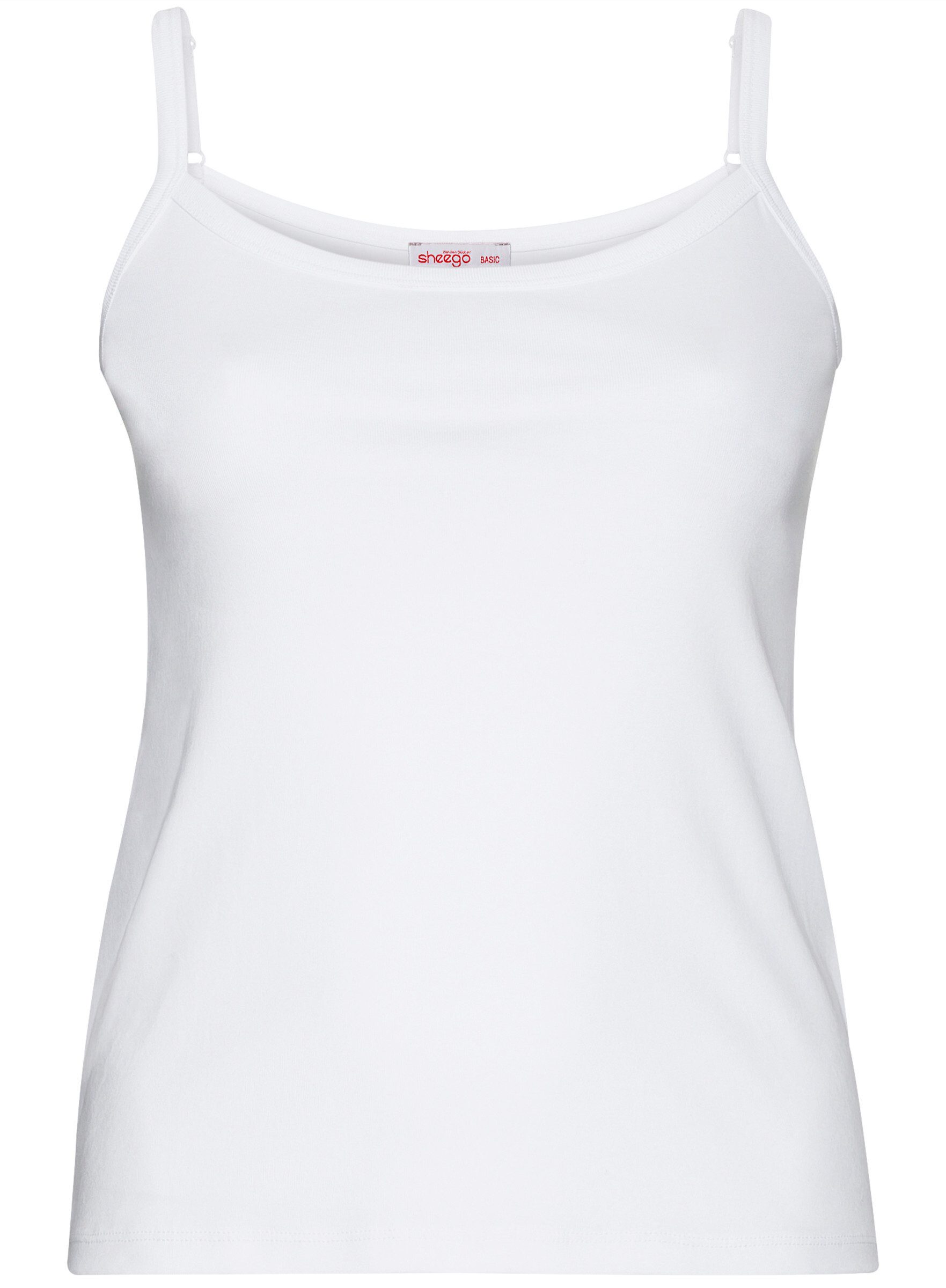 Sheego Shirttop Spaghettitop Ärmellos – Bild 4 von 5