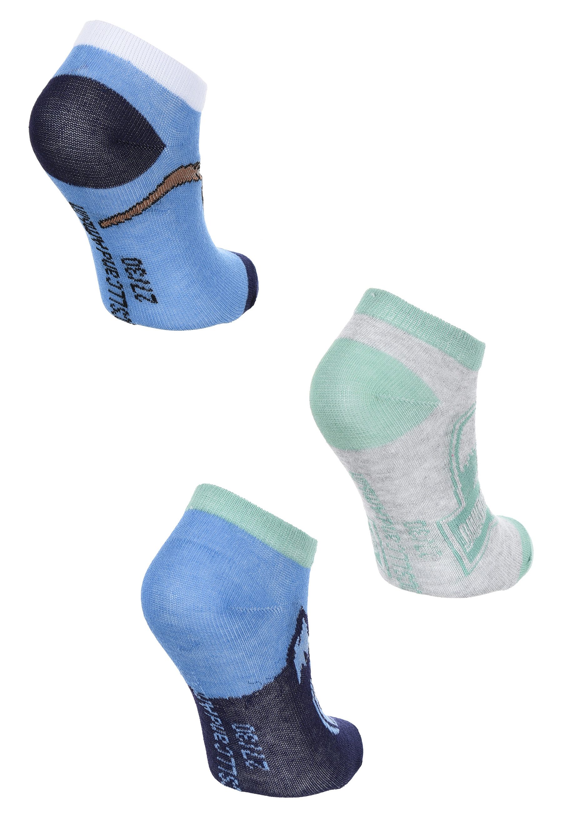 Jurassic World Sneakersocken Jurassic World Kinder Jungen Socken 3er Pack (3-Paar)