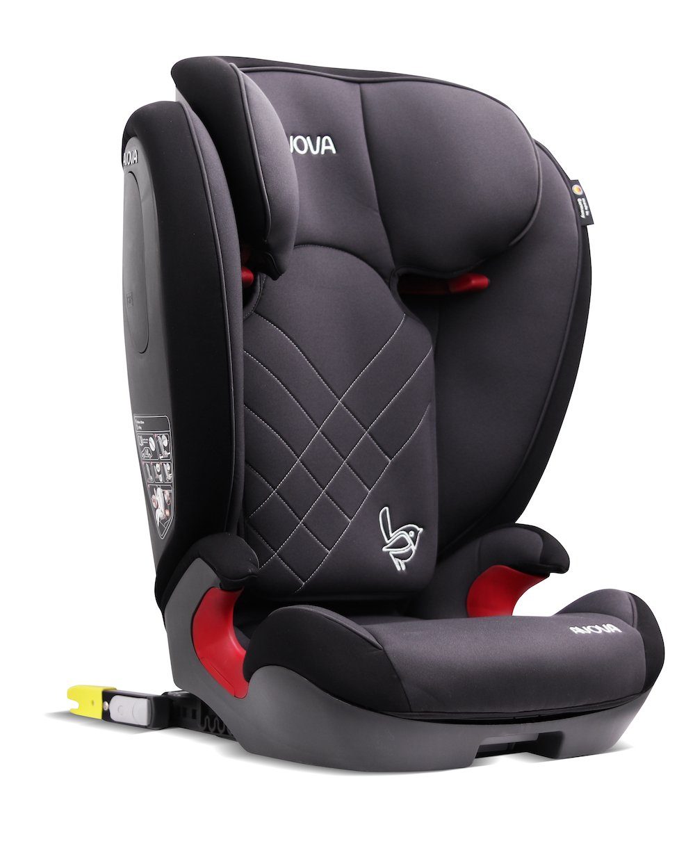 Autokindersitz Black Avova Grey Kindersitz & Star-Fix Avova