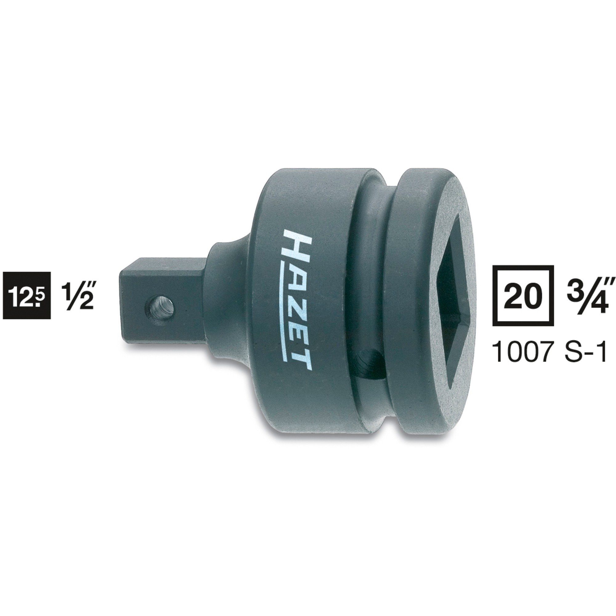 HAZET Bohrer- und Bitset Hazet KRAFT-Schlagschrauber-Adapter 1007S-1