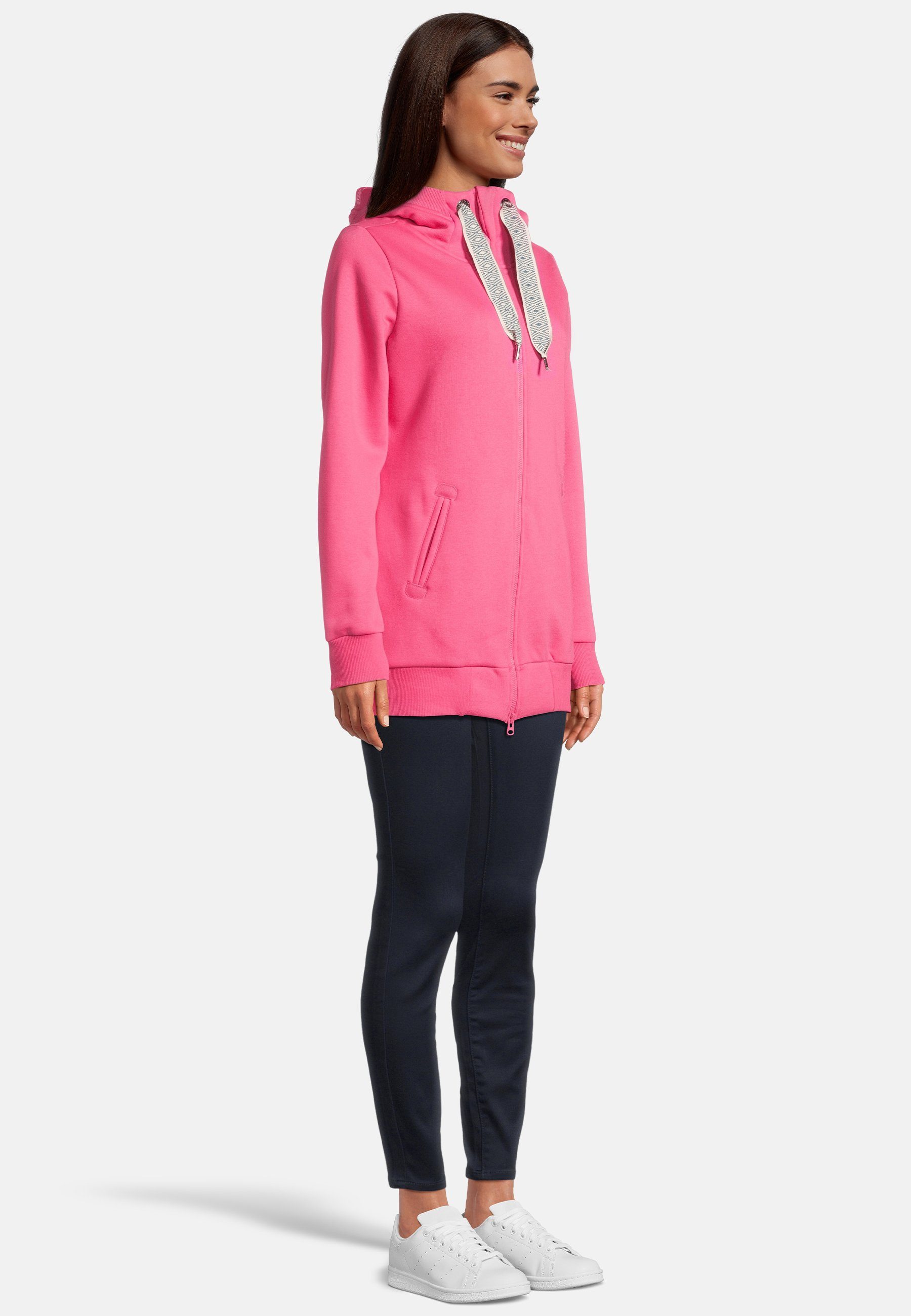 salzhaut Sweatjacke Nordörp Pink