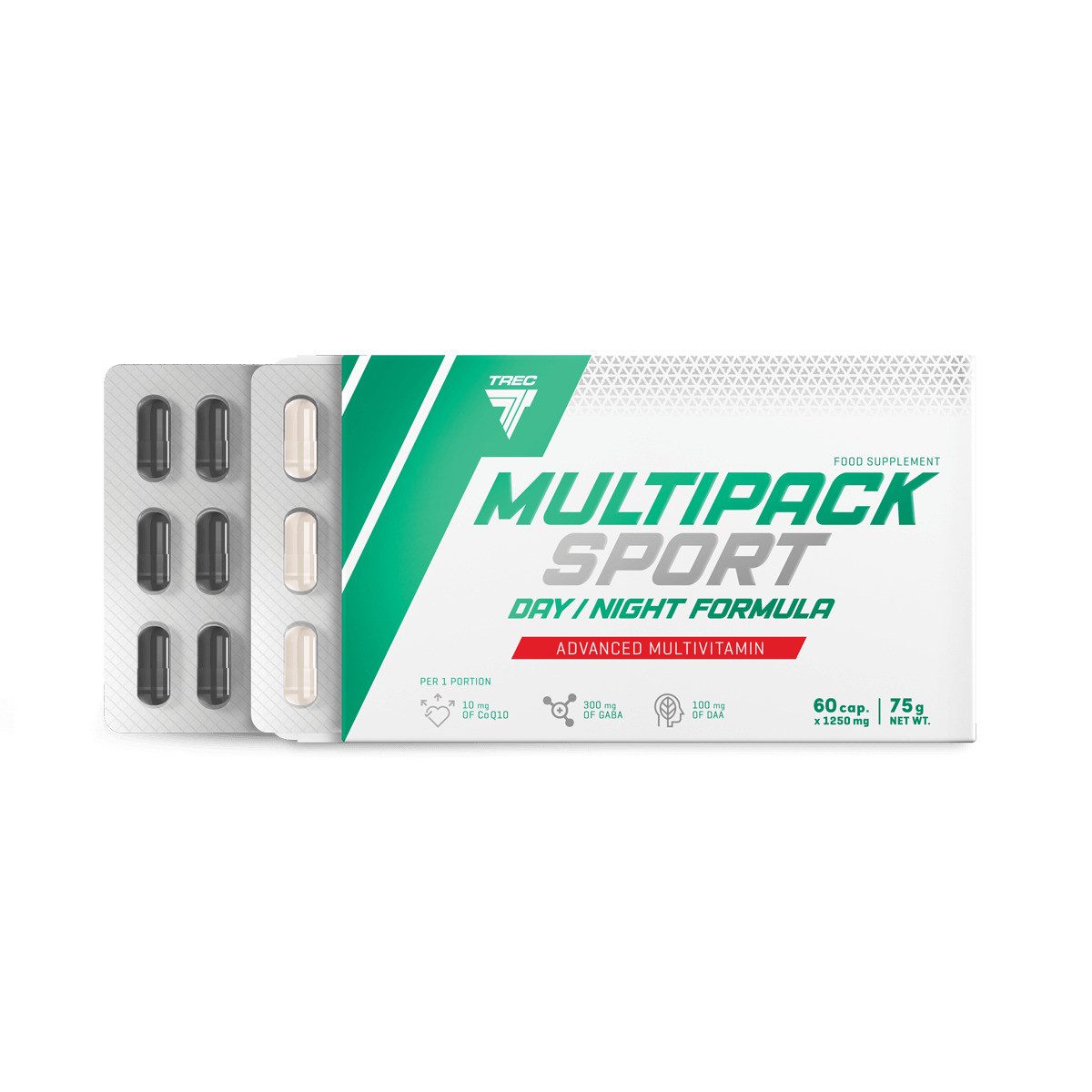 TREC Nutrition Trec Nutrition Multipack Sport – Day / Night, 60 Caps Kapseln, 75 g