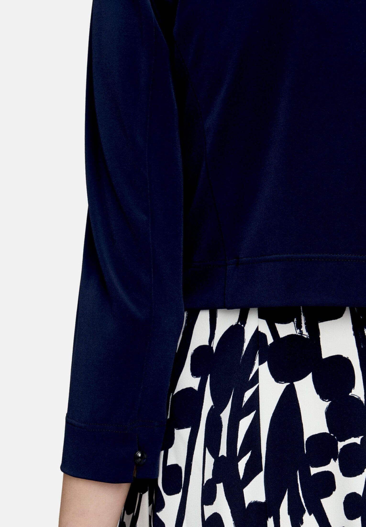 Vera Mont Sweatjacke Damen figurbetont Nahtführung