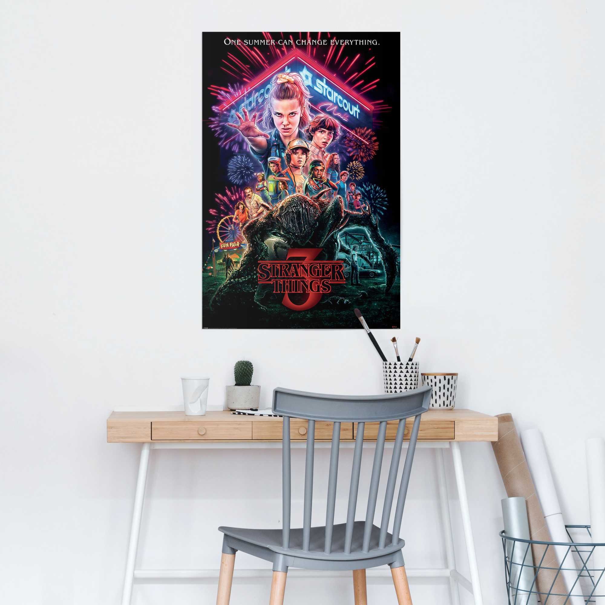 Reinders! Poster Poster Stranger Things Summer of 85 - Netflix - Mike - Eleven, Serien (1 St)