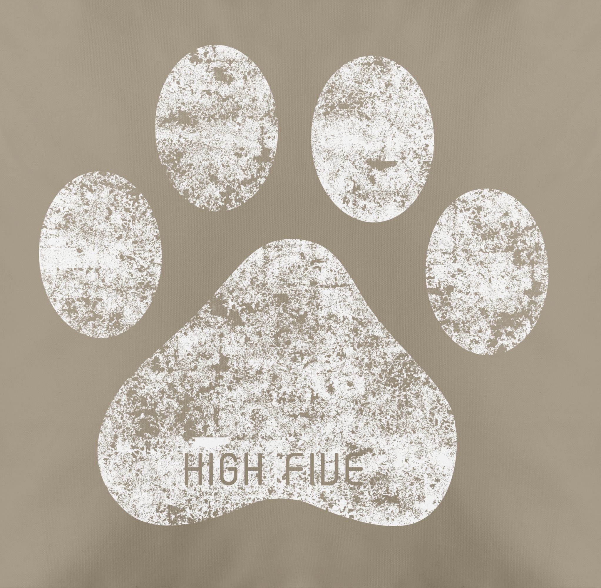 Hobby Shirtracer Stück), Pfote, Kissenbezüge Five Deko-Kissen High (1 Hunde