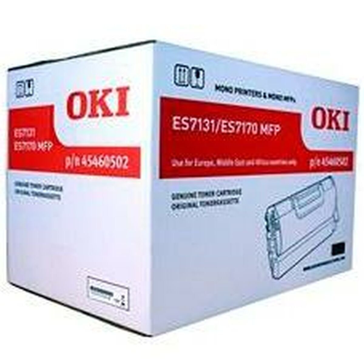 OKI Laserdrucker Toner Schwarz 45460502 OKI Tintenpatrone