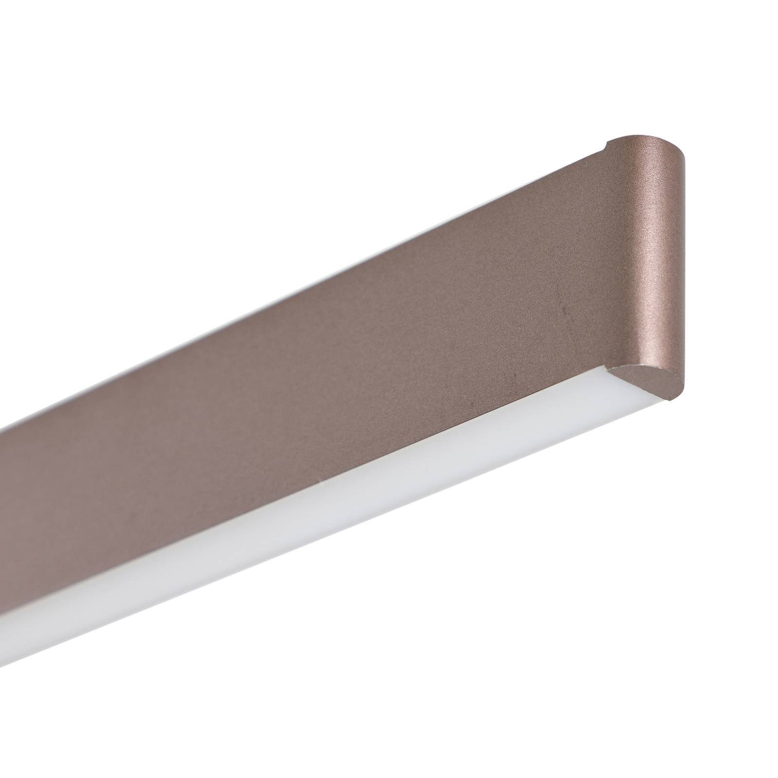Lucande Hängeleuchte Mylosh, LED, Metall, Braun Farbwechsel warmweiß / tageslicht IP20 mit Fernbedienung, LED 34,5 W gesamt, Farbwechsel warmweiß / tageslicht