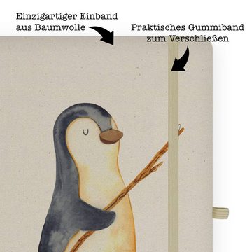 Mr. & Mrs. Panda Notizbuch Pinguin Angler - Transparent - Geschenk, Fischer, Motivation, Freundi Mr. & Mrs. Panda, Hardcover