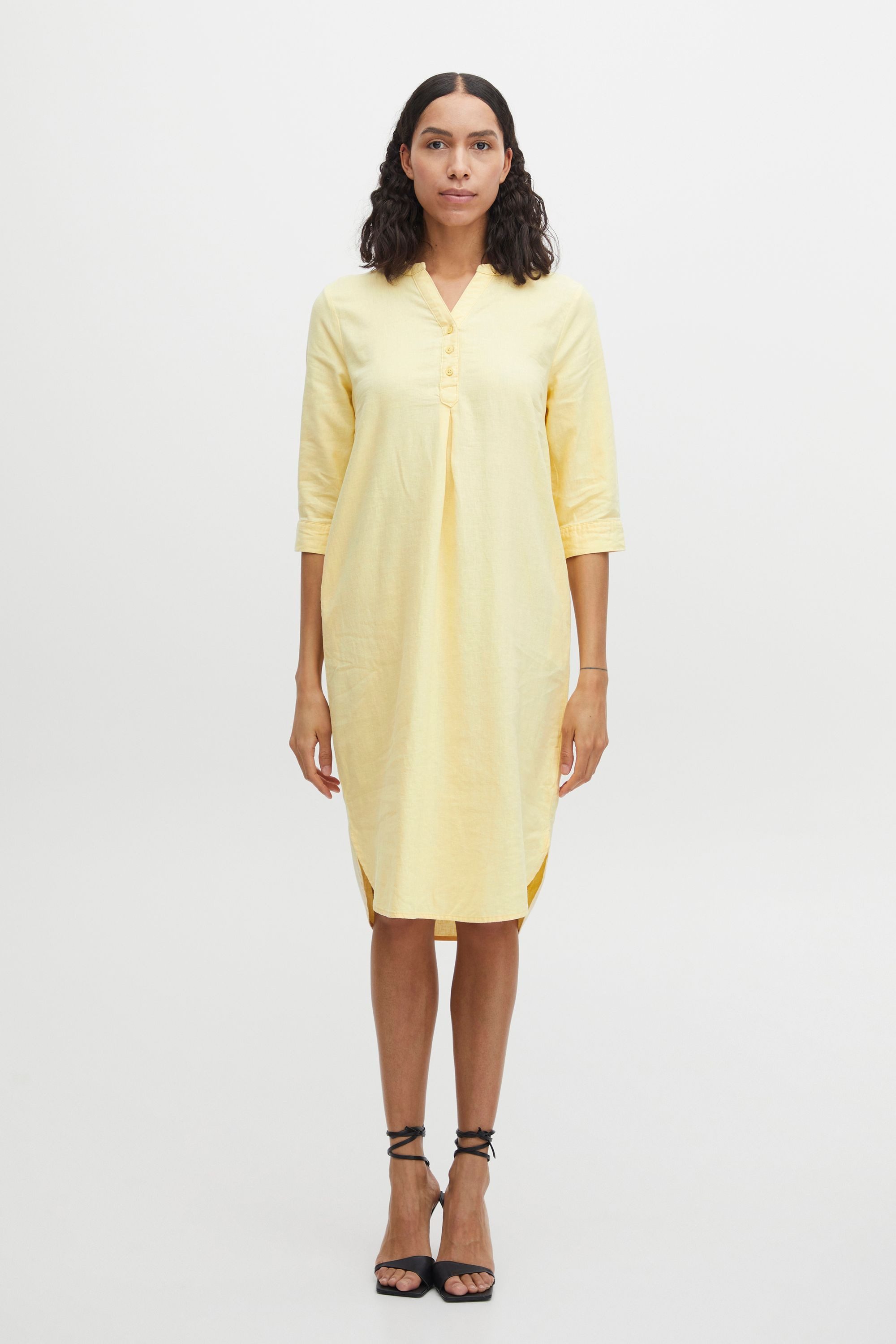 b.young Blusenkleid BYFALAKKA Dress aus Leinenmix günstig online kaufen