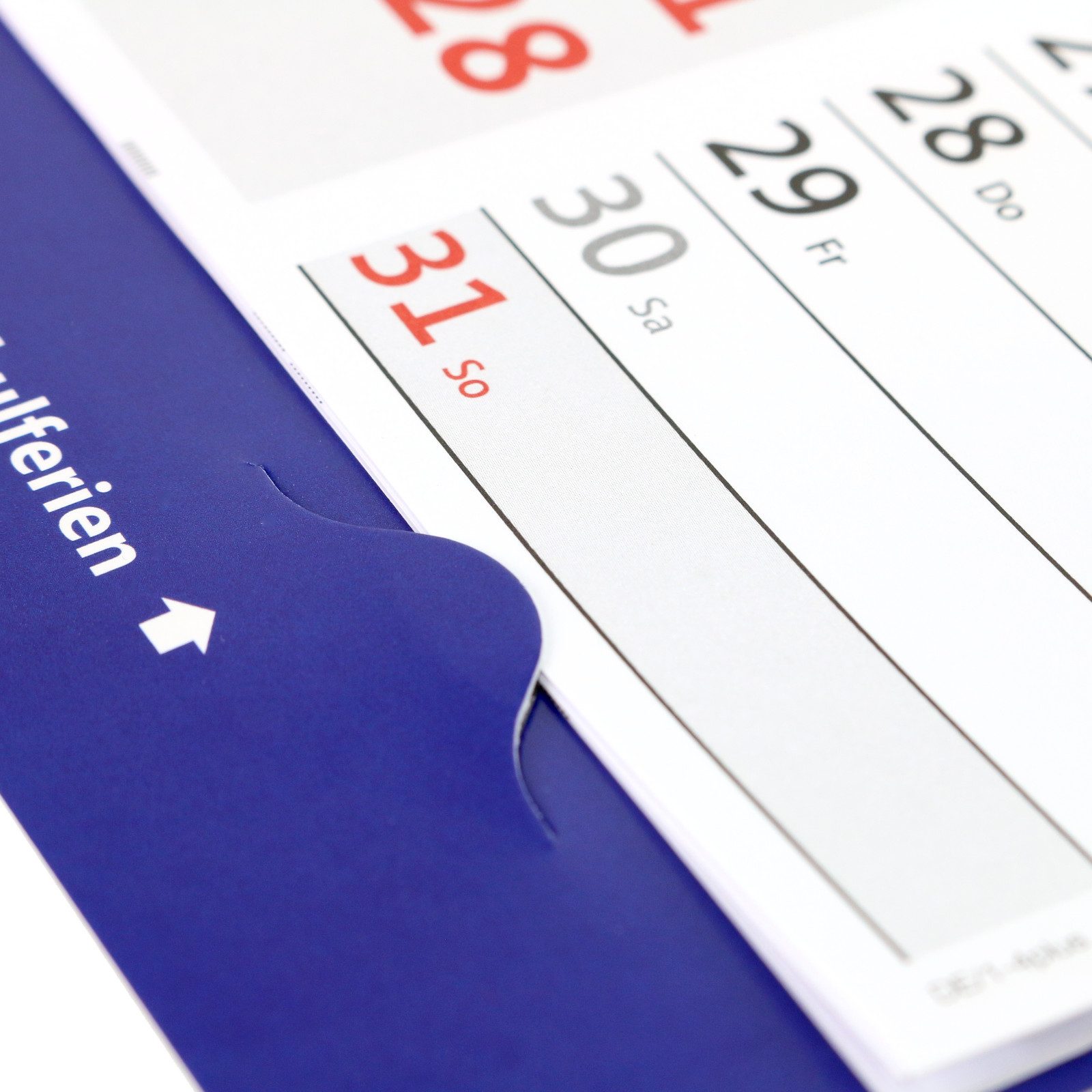 Anschütz Wandkalender 4-Monatskalender Kombi mit Notizstreifen 2027 – Bild 2 von 4