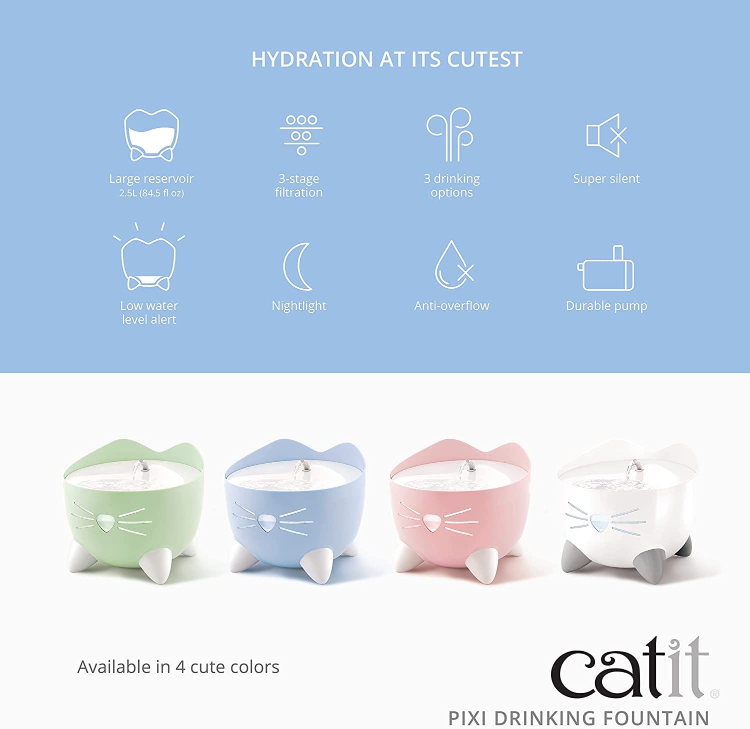 Catit Trinkbrunnen PIXI Trinkbrunnen für Katzen, günstig online kaufen
