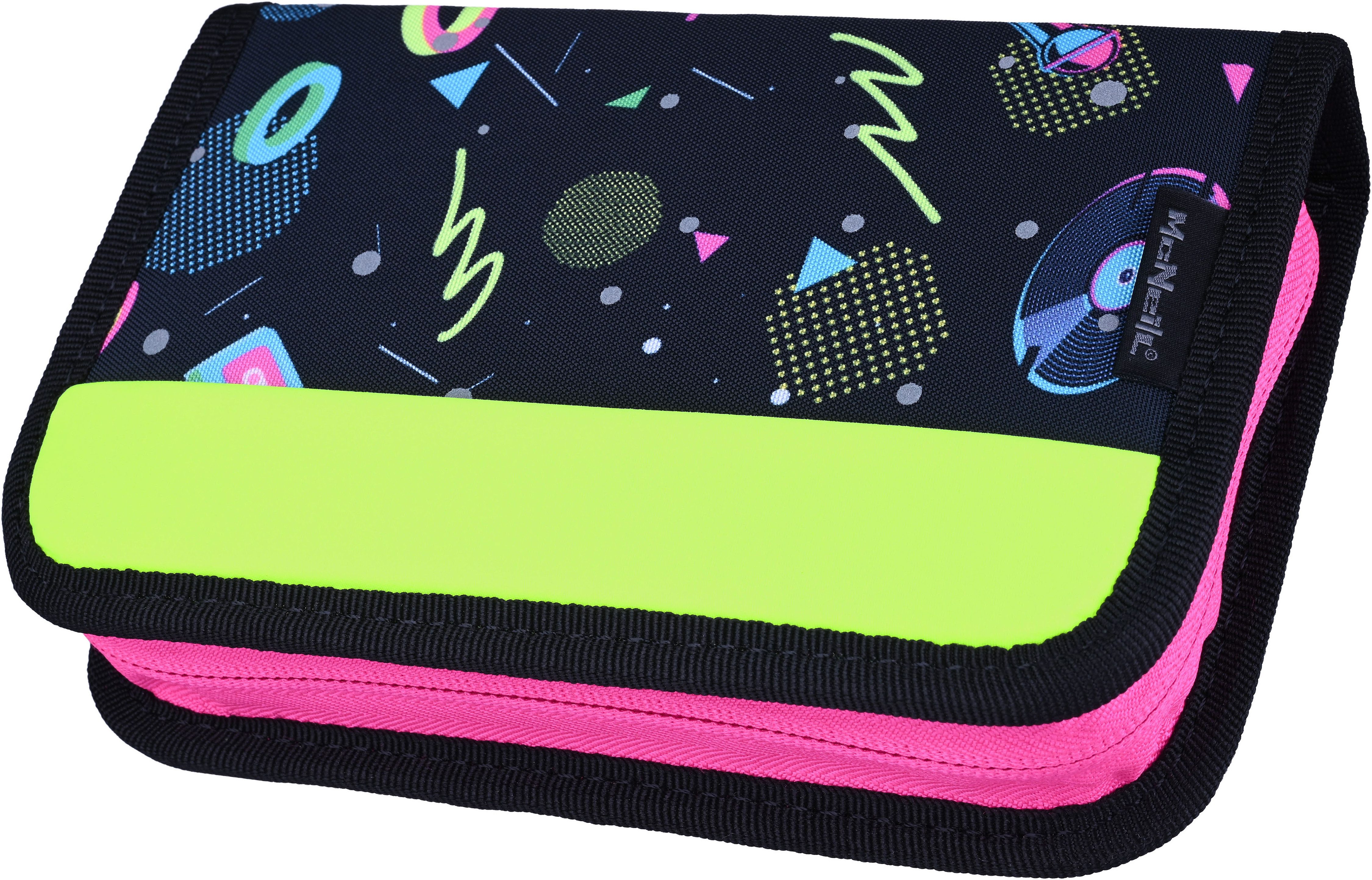 McNeill Schulranzen Primo, inkl. Etui, Turnbeutel, (Set, 9-tlg., Schlamperrolle, Trinkflasche, Lunchbox, 2 Magnete & 1 Anhänger)