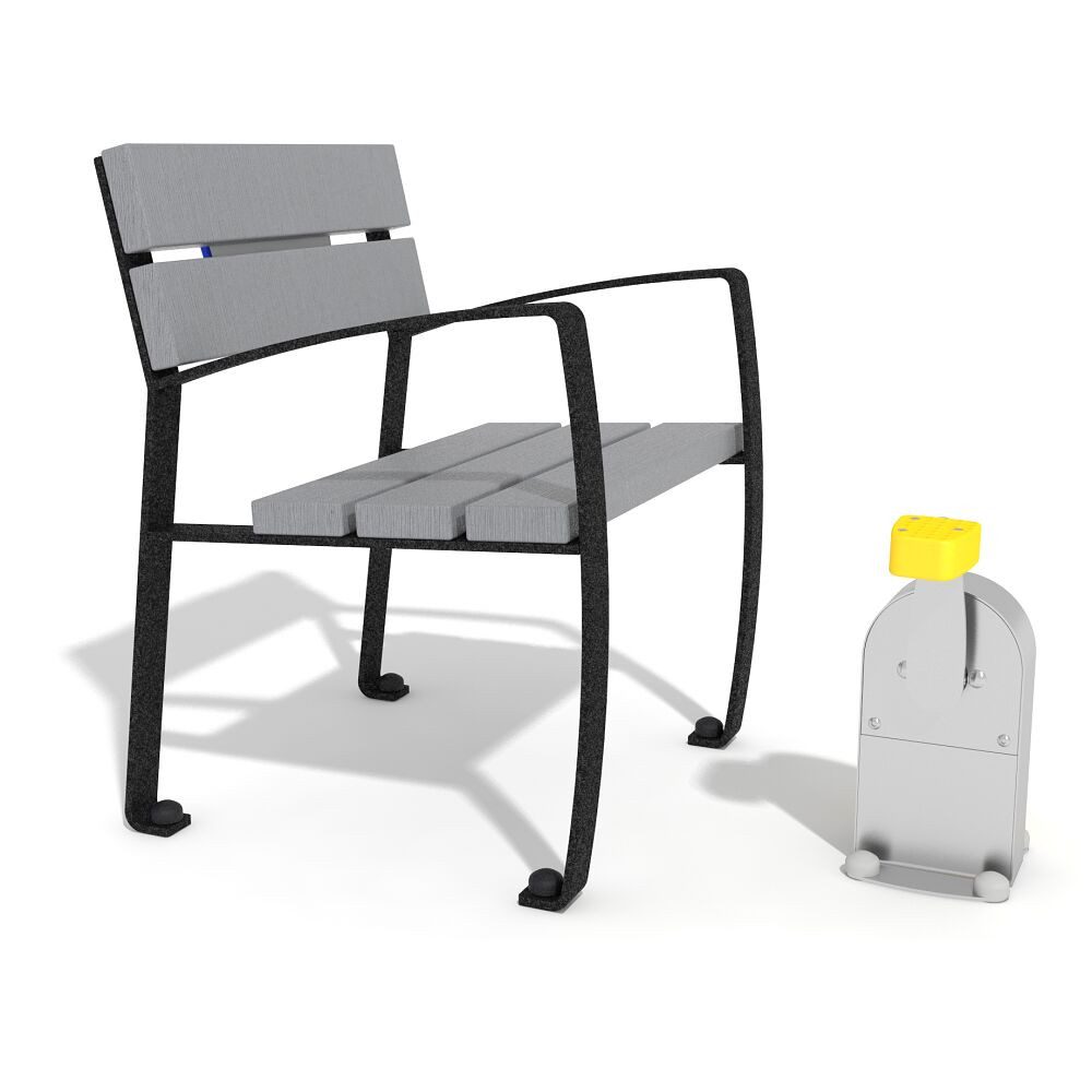 Kraftstation Outdoor-Fitnessgerät Fahrrad, Mobilisiert den Bewegungsapparat