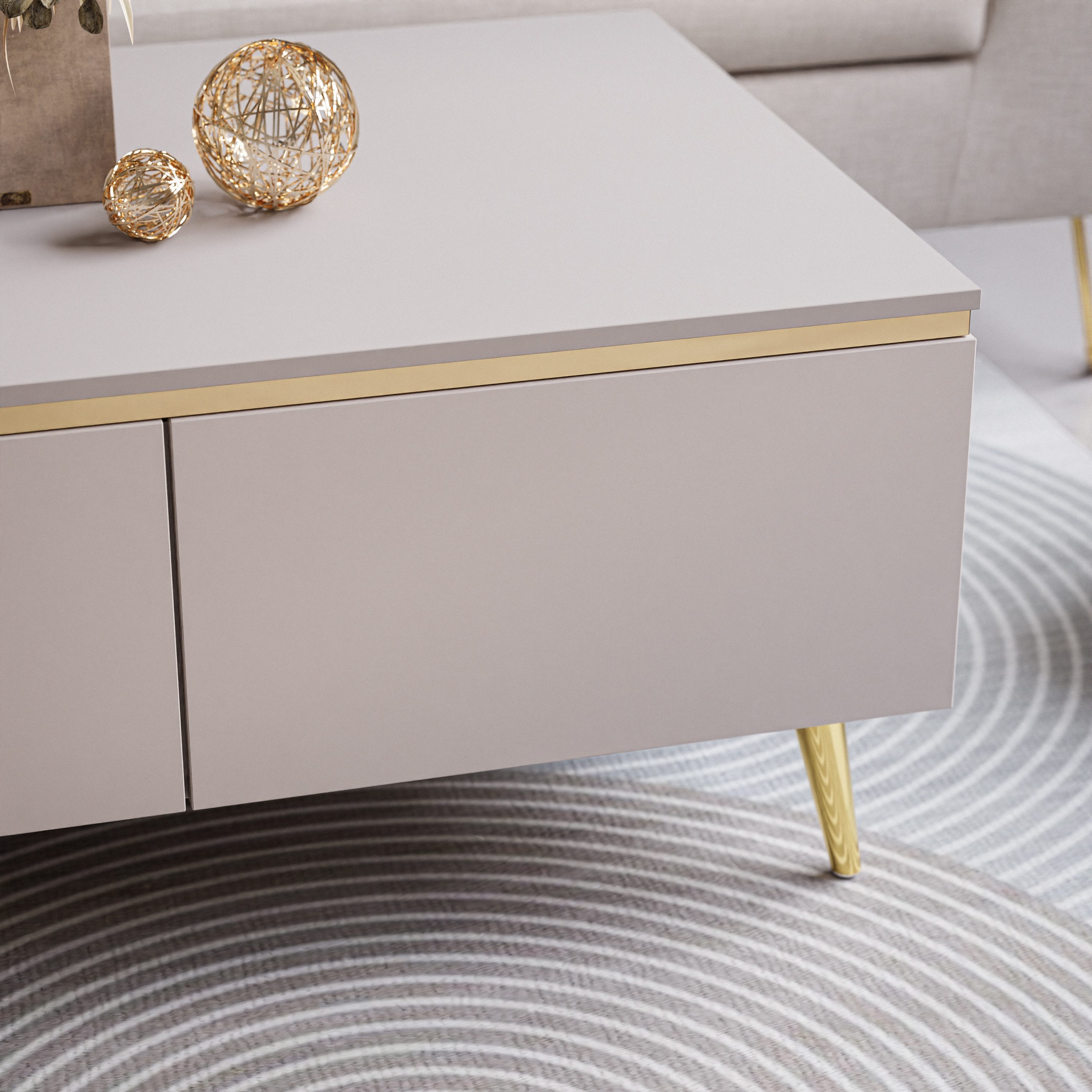 Lookway Couchtisch AURORA KASCHMIR mit Stauraum