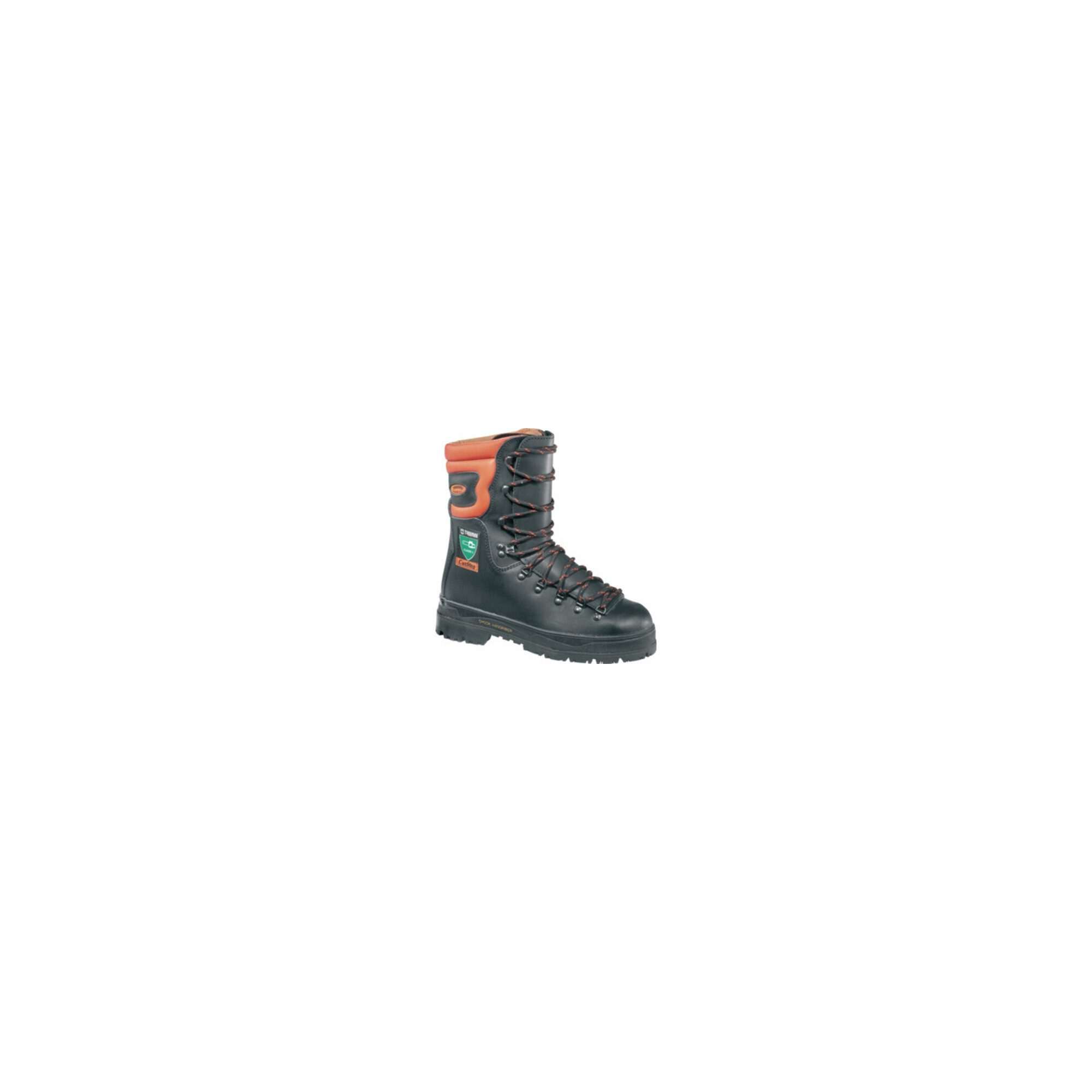 ISM Forstsicherheitsstiefel Cutstop High Gr.45 schwarz/orange Leder S3 ISM Schnittschutzstiefel