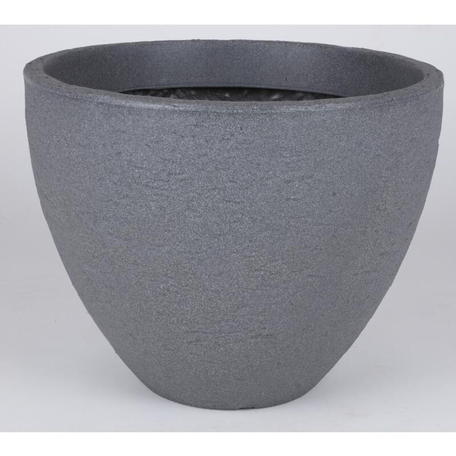 Jelenia Plast Pflanzkübel Pflanztopf "Stone" 78cm, H 57cm grau Übertopf