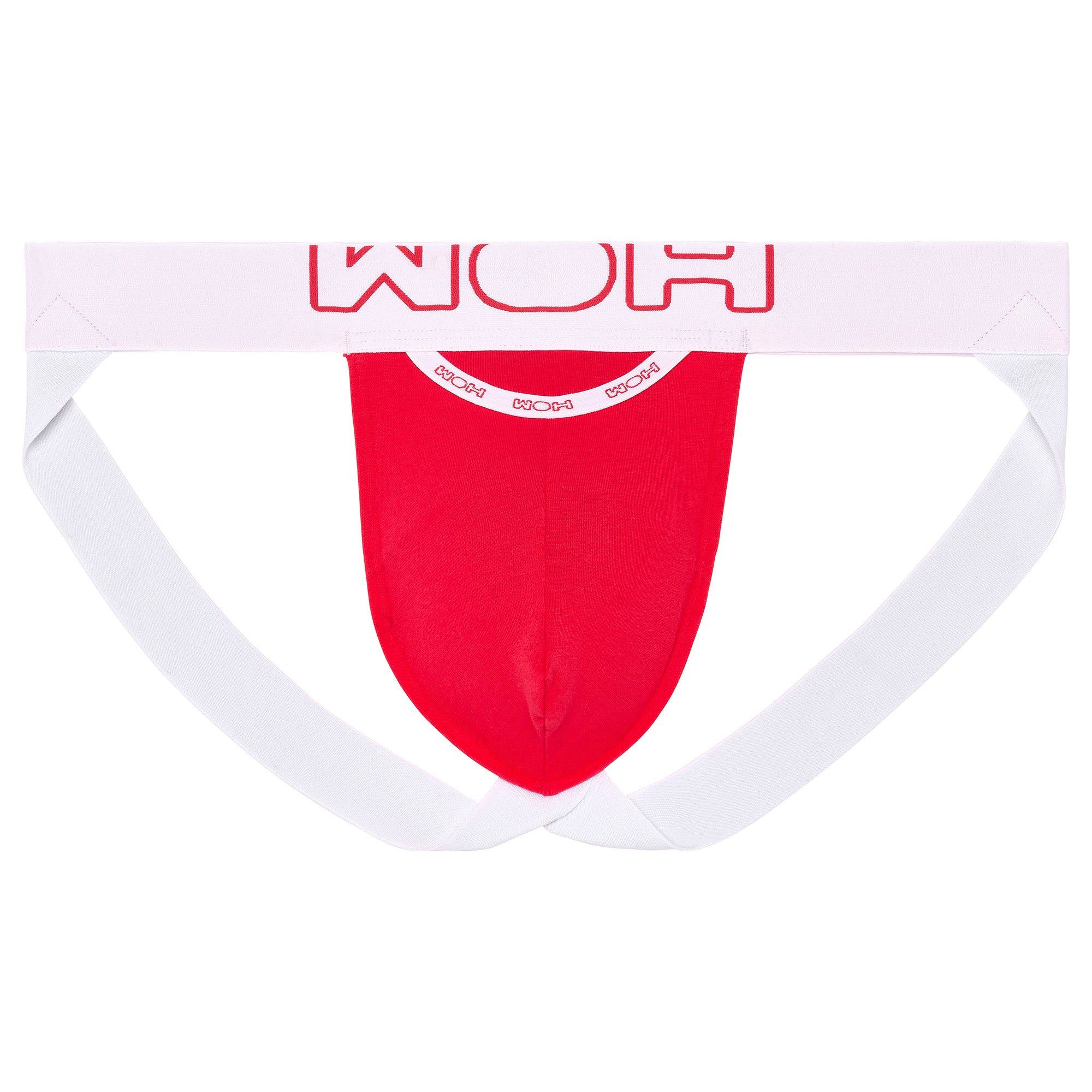 WOH Tanga Herren Jockstrap 1er Pack Baumwolle (Packung, 1er Pack)
