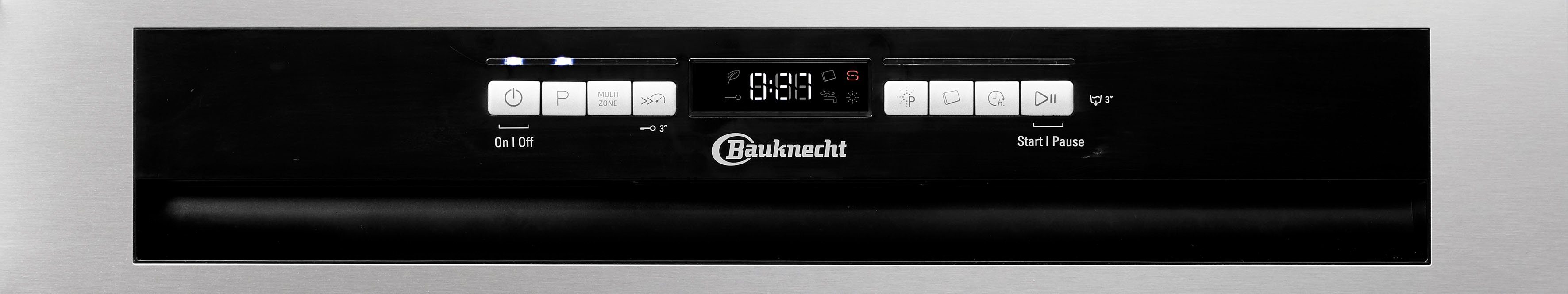 BAUKNECHT 7540, Ecosilent Herstellergarantie Maßgedecke, Geschirrspüler, 4 inkl. teilintegrierbarer OBBC Jahre 14
